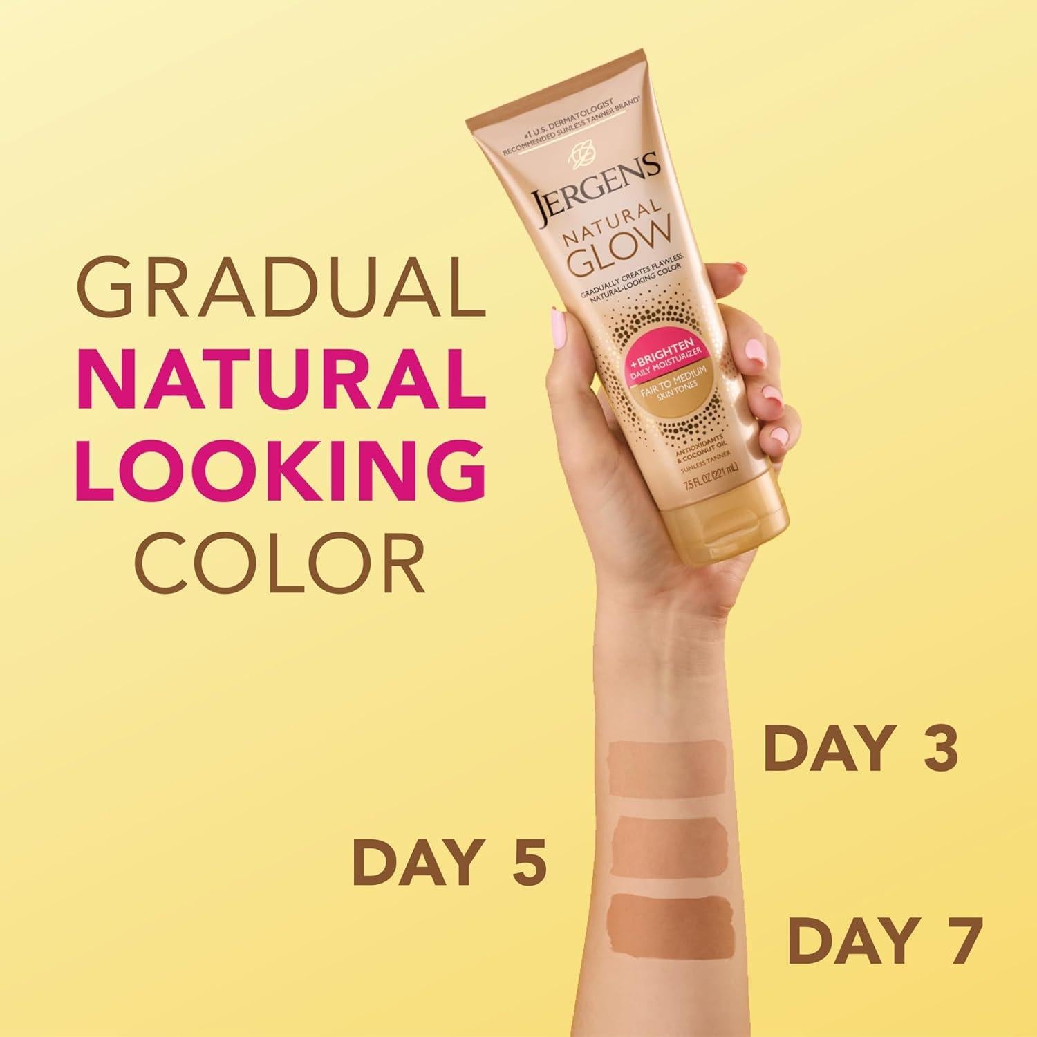 Loción Autobronceadora Jergens Natural Glow 2x211.65g