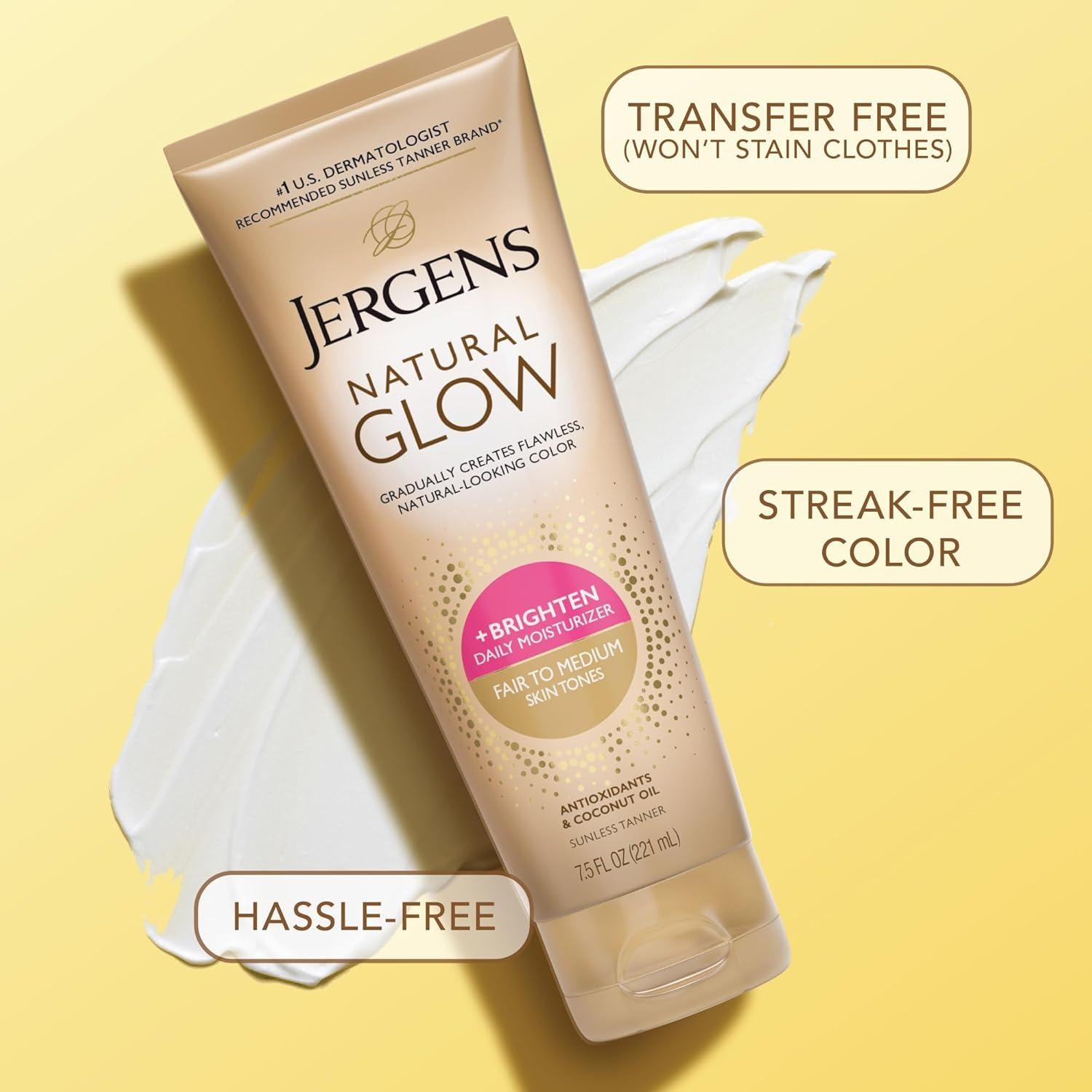 Loción Autobronceadora Jergens Natural Glow 2x211.65g