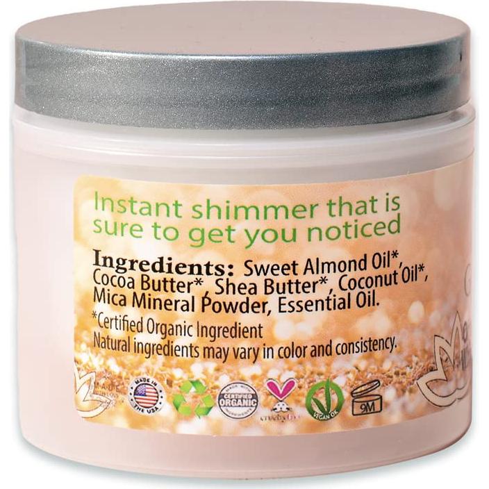 Manteca de Brillo Corporal Glimmer Goddess 113.4 g Oro Rosa