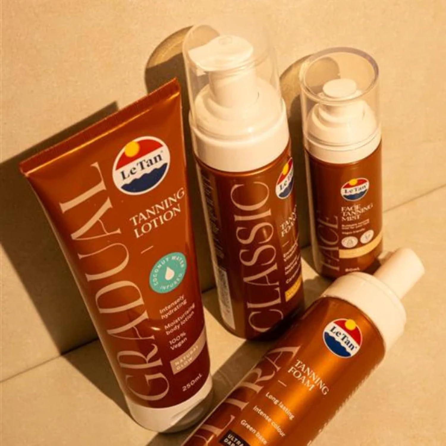 Bruma Bronceadora Facial Le Tan 80ml Hidratación con Aloe Vera