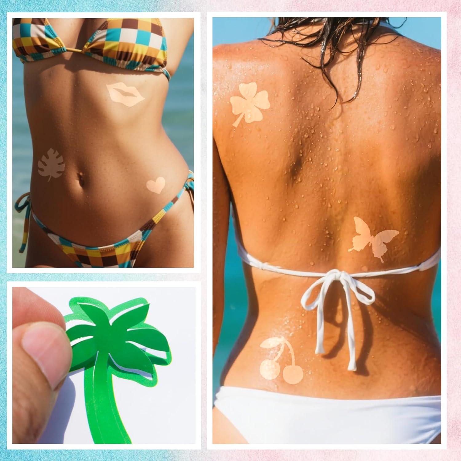 Pegatinas de bronceado VANALIA 714 piezas autoadhesivas