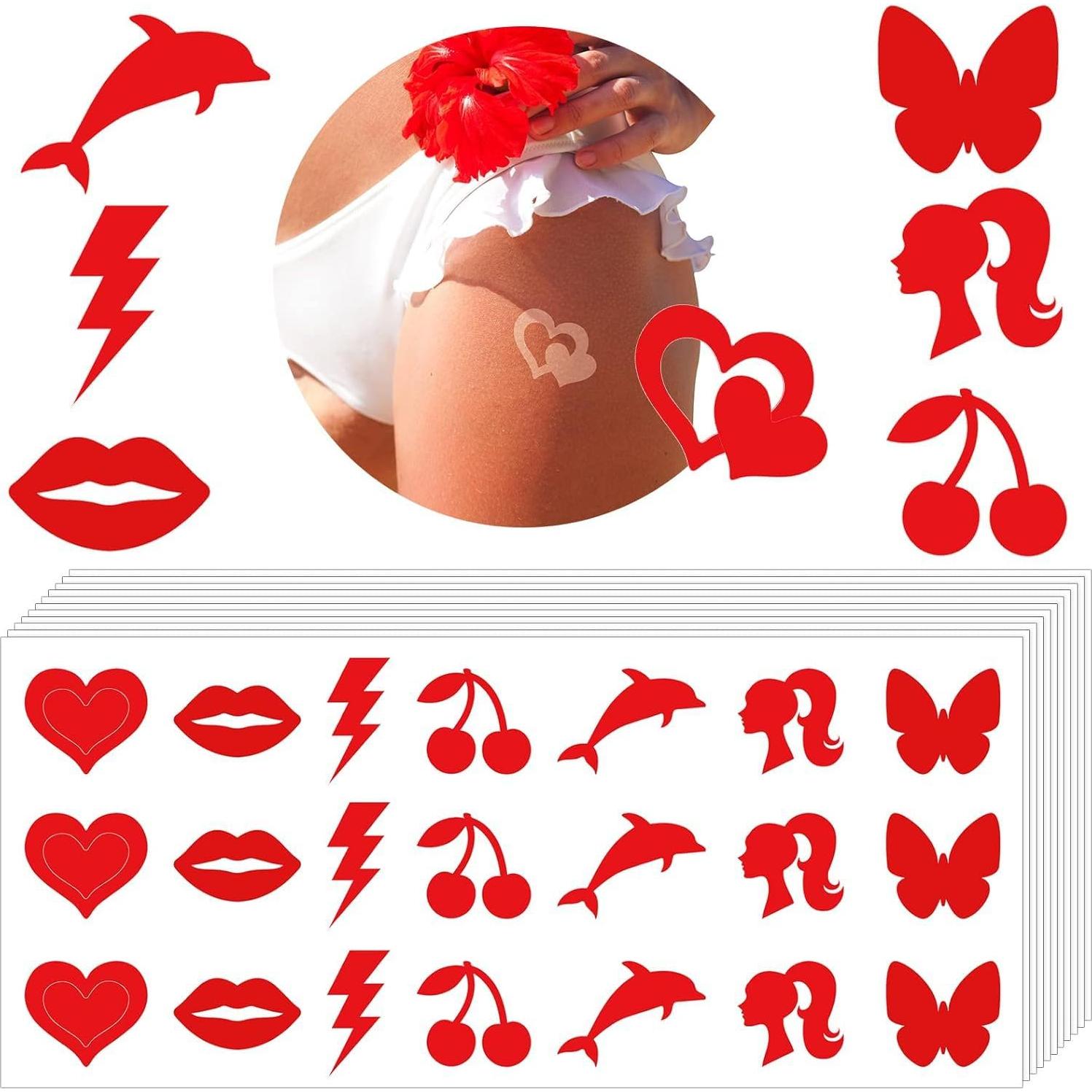 Pegatinas de Bronceado 210 Piezas - Impermeables y Sexys