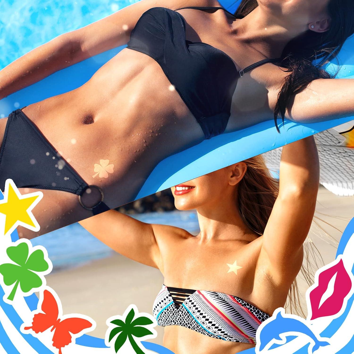 Calcomanías para Bronceado Chinco 210 Piezas 7 Estilos