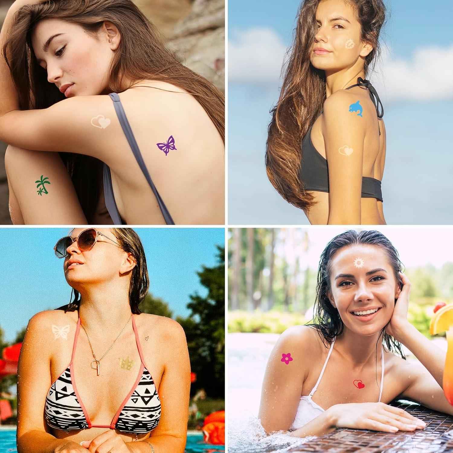 320 Calcomanías Bronceadoras Autoadhesivas Lasuroa 25x14cm