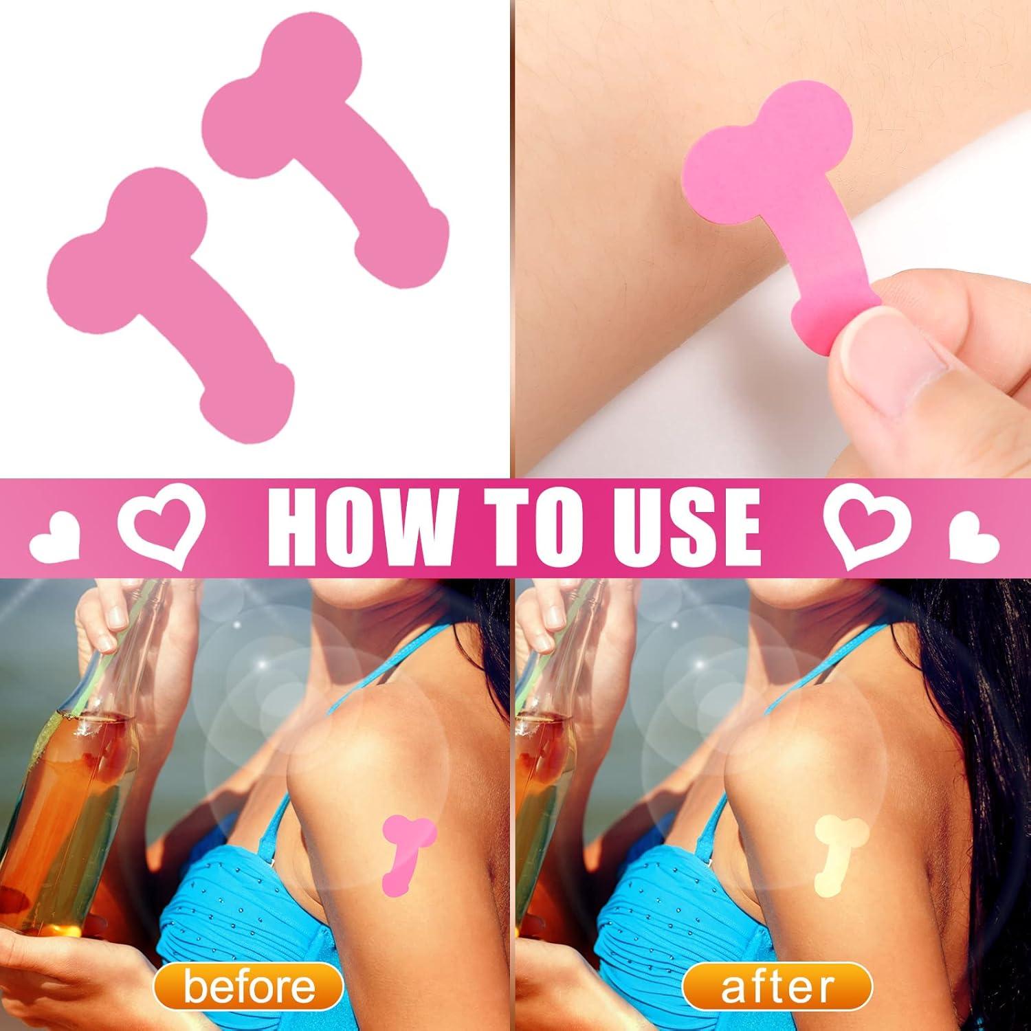 500 Calcomanías Divertidas para Bronceado Loopeer 3.75x2.5cm