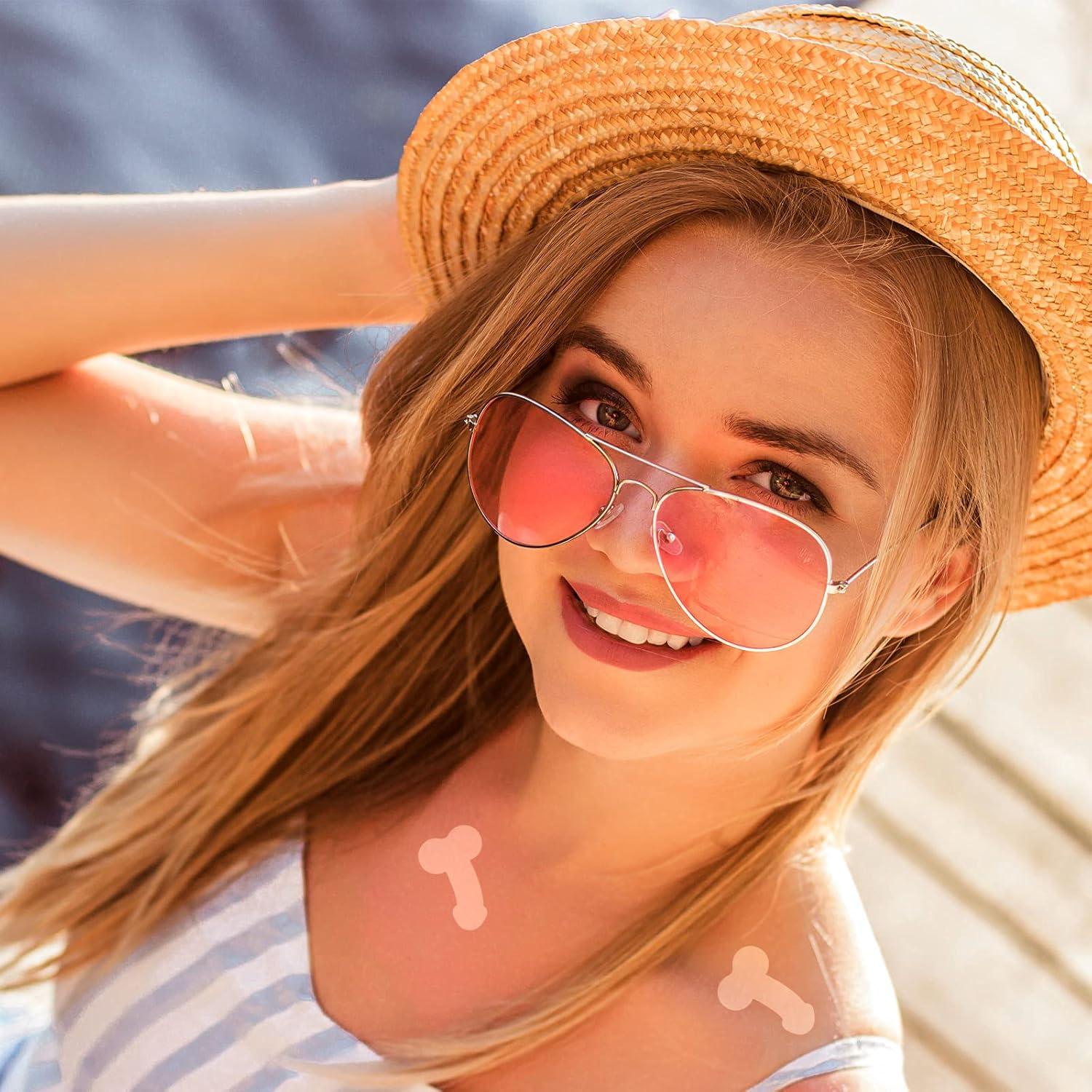 500 Calcomanías Divertidas para Bronceado Loopeer 3.75x2.5cm