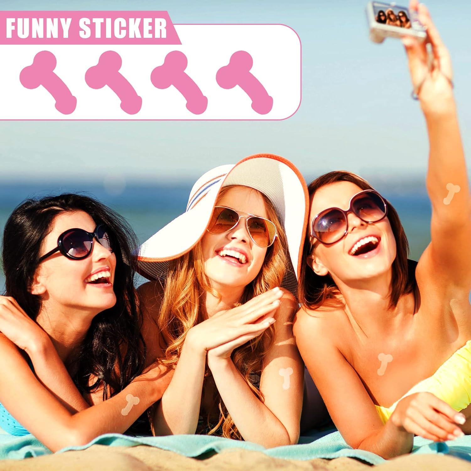 500 Calcomanías Divertidas para Bronceado Loopeer 3.75x2.5cm