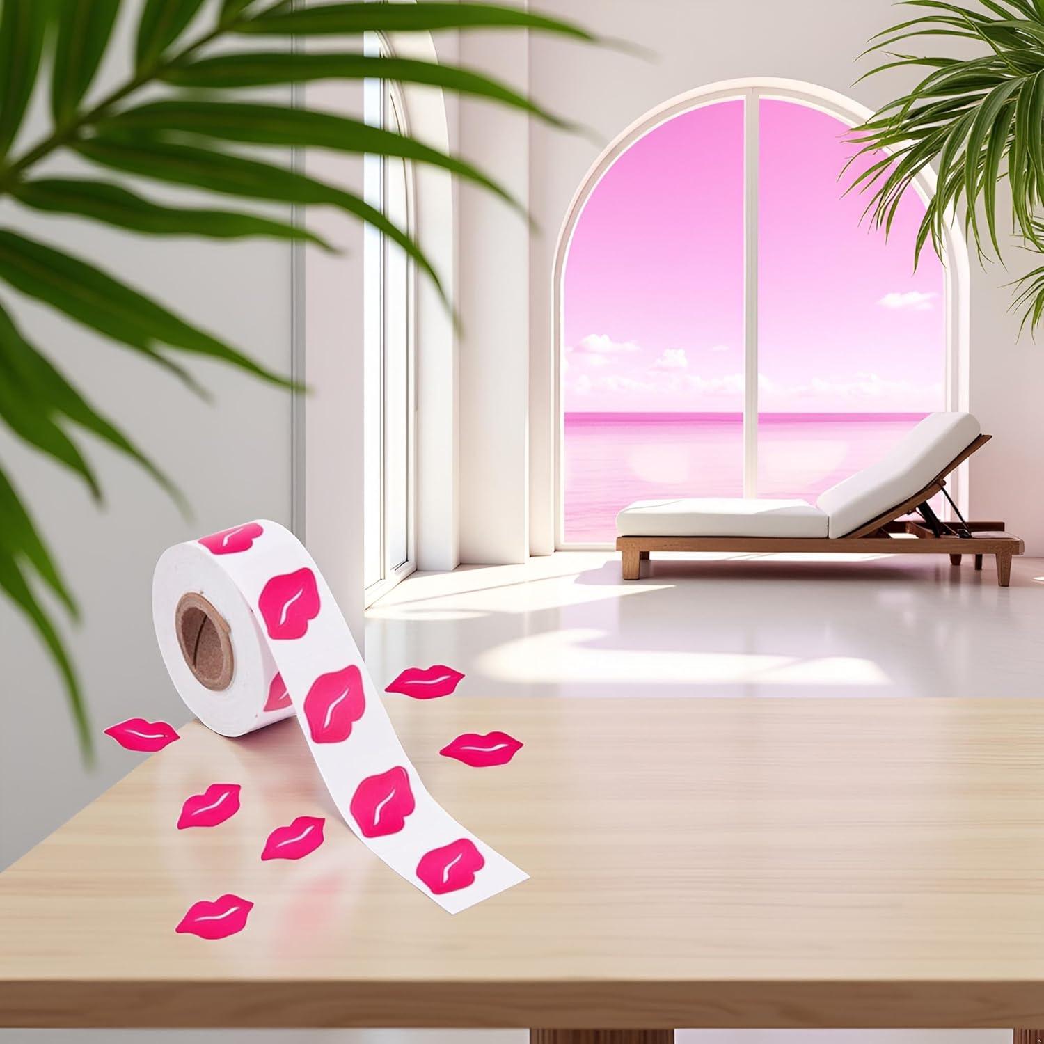 Calcomanías de Bronceado Rosa PurYupearl - 500 Piezas Removibles