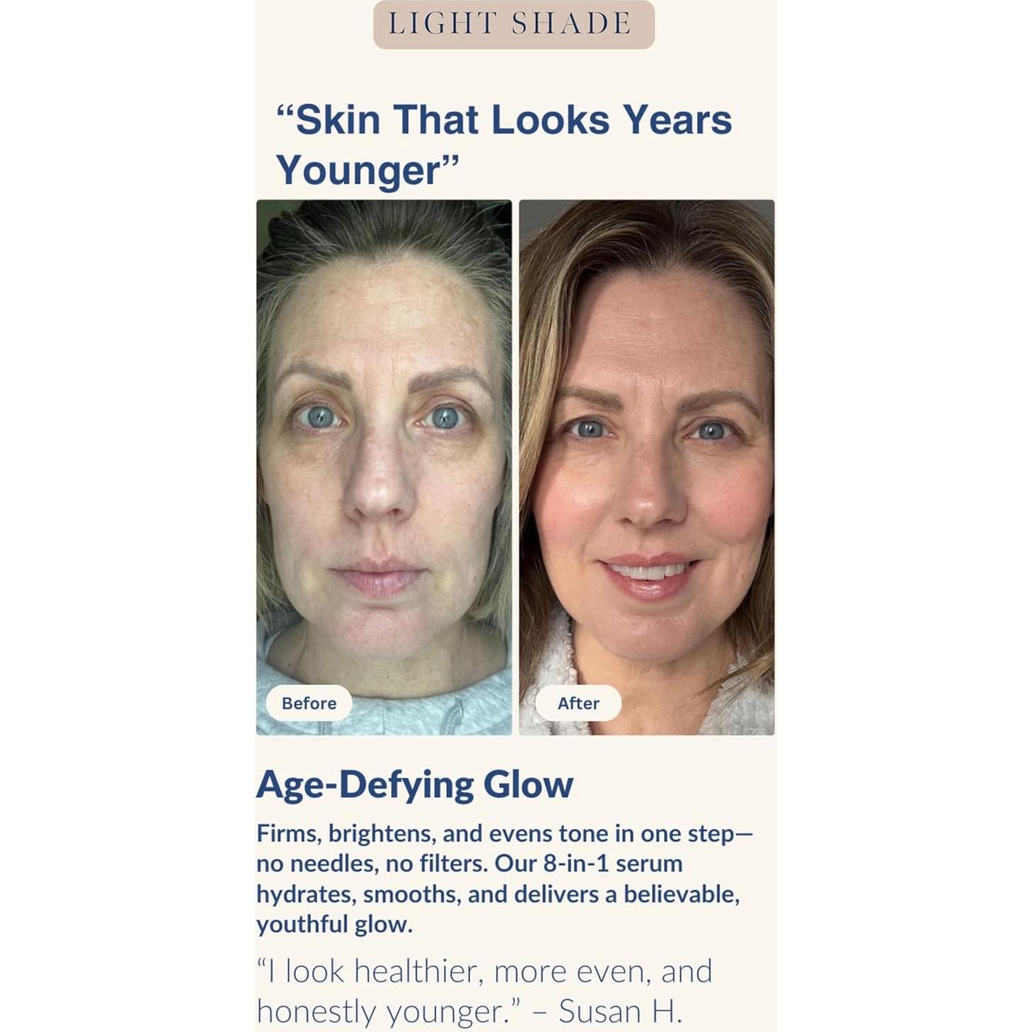 Suero Autobronceador Facial Antienvejecimiento 8 en 1 Mimosa Lane 30 ml