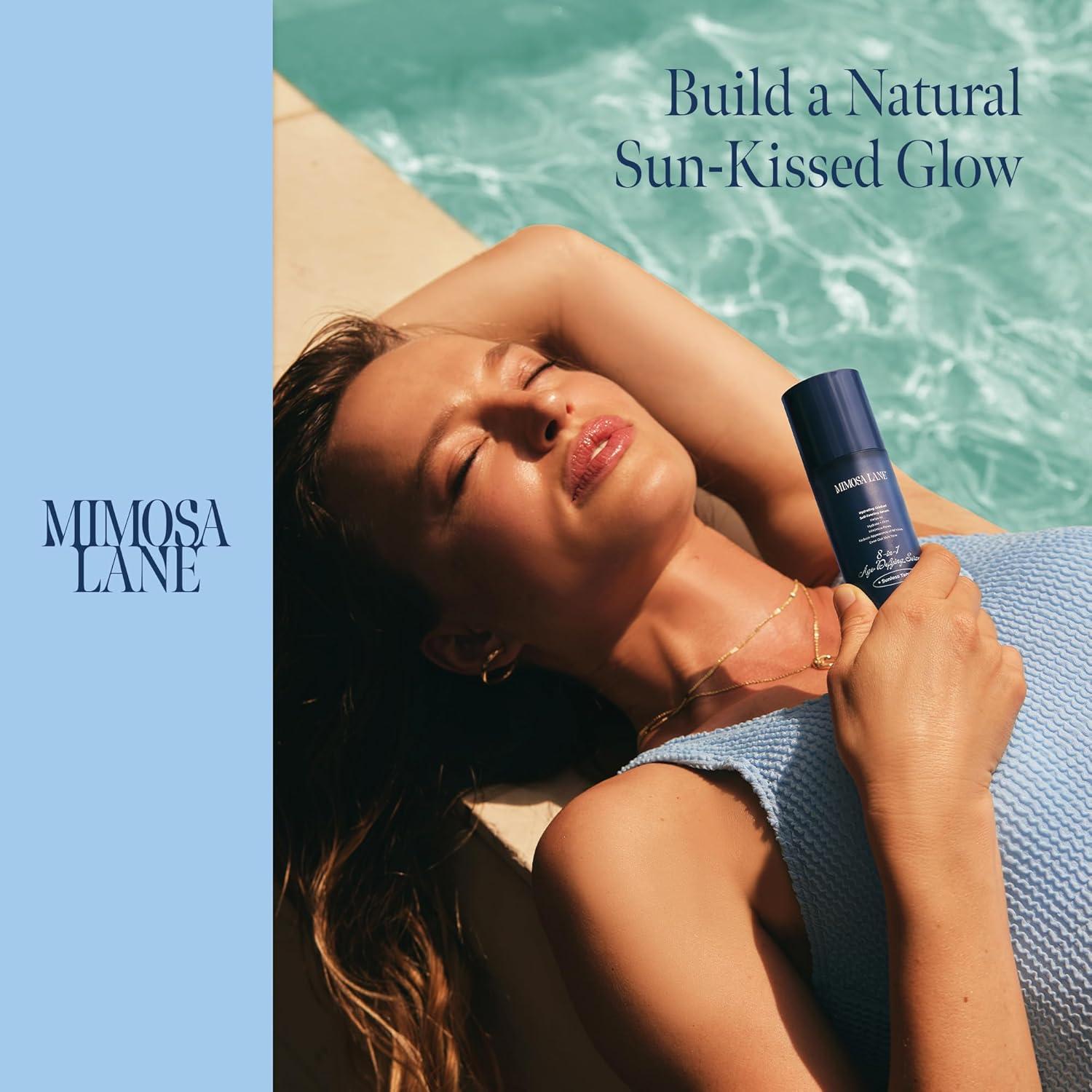 Suero Autobronceador Facial Antienvejecimiento 8 en 1 Mimosa Lane 30 ml