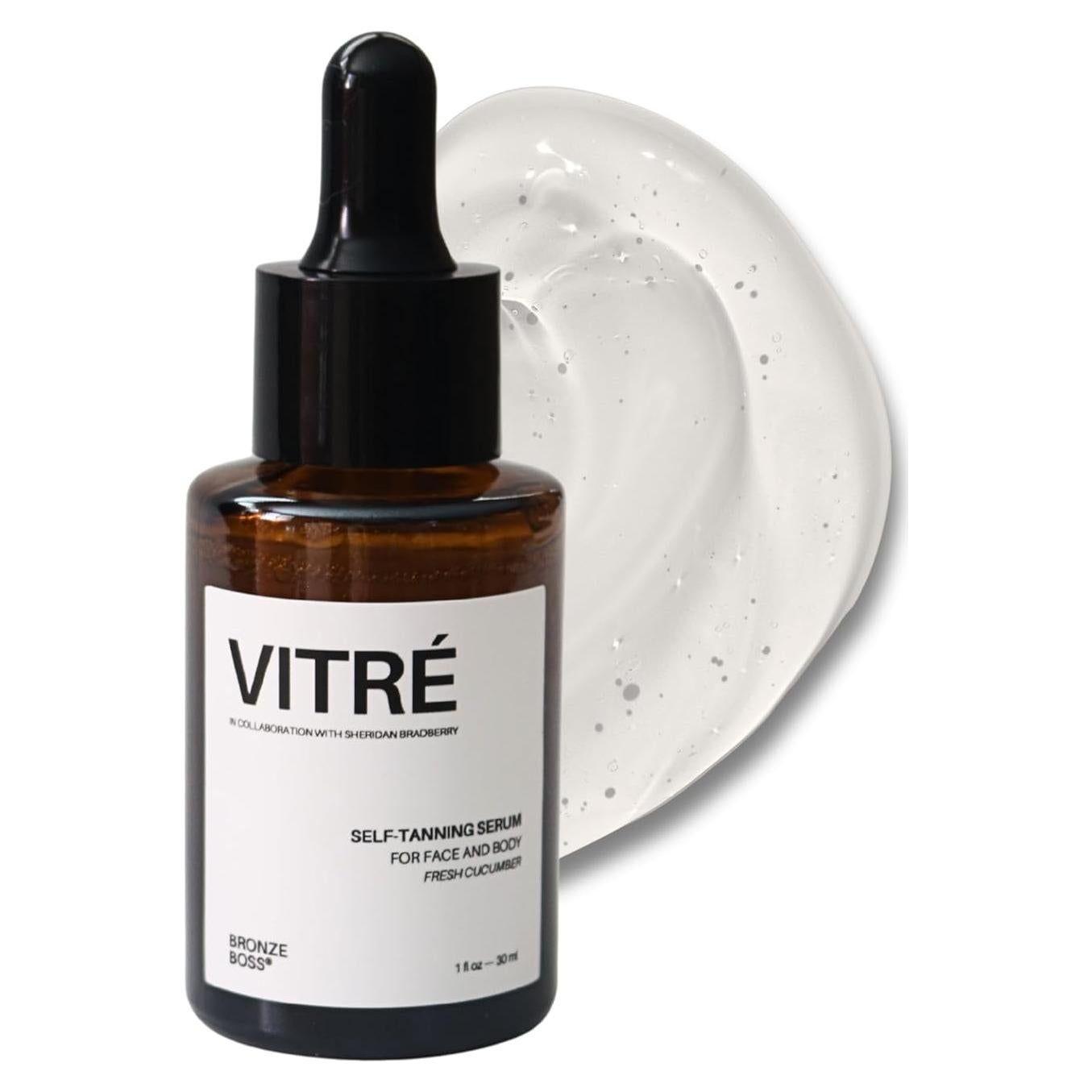 Suero Autobronceador Vitrè 28.35 g - Hidratante para Cara y Cuerpo