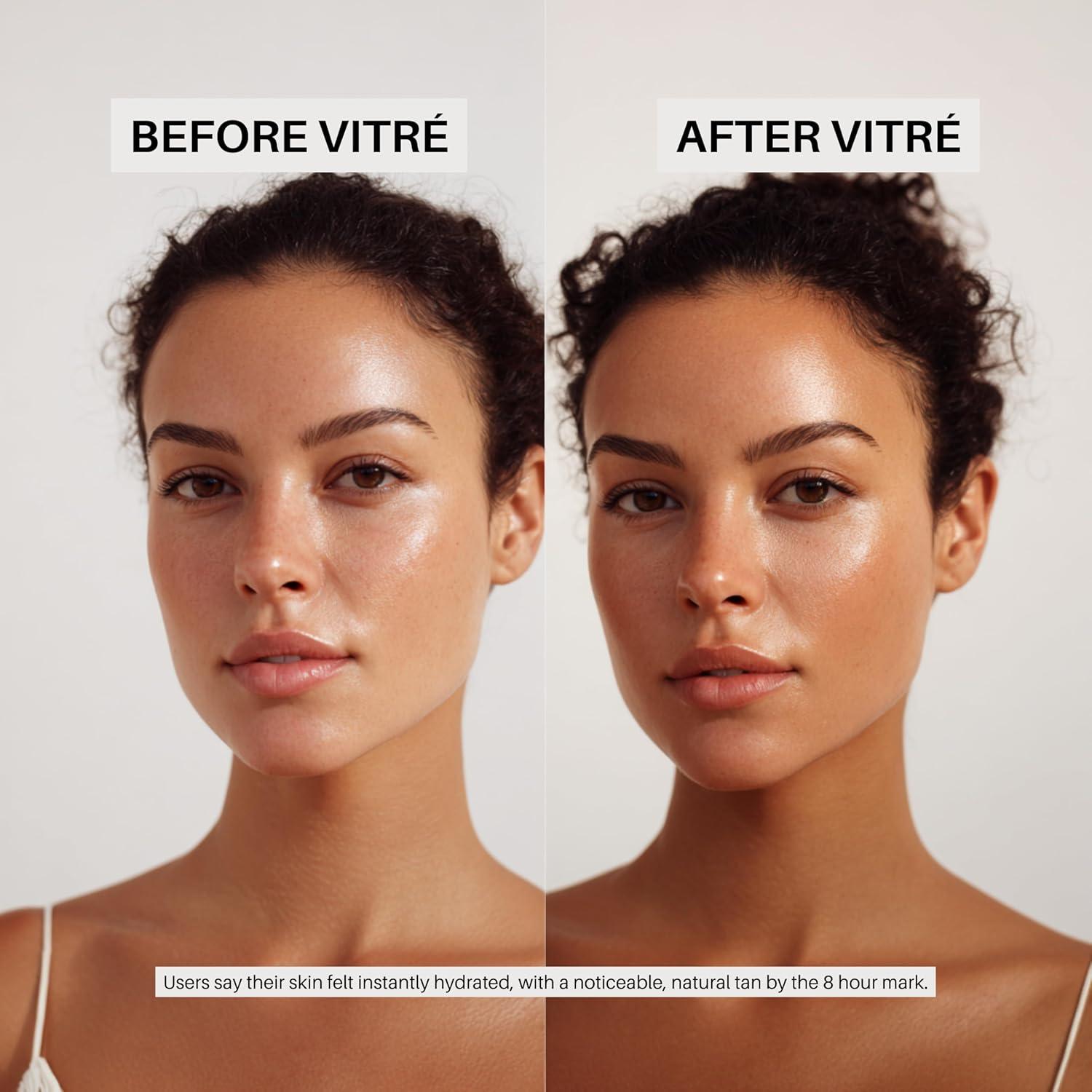 Suero Autobronceador Vitrè 28.35 g - Hidratante para Cara y Cuerpo