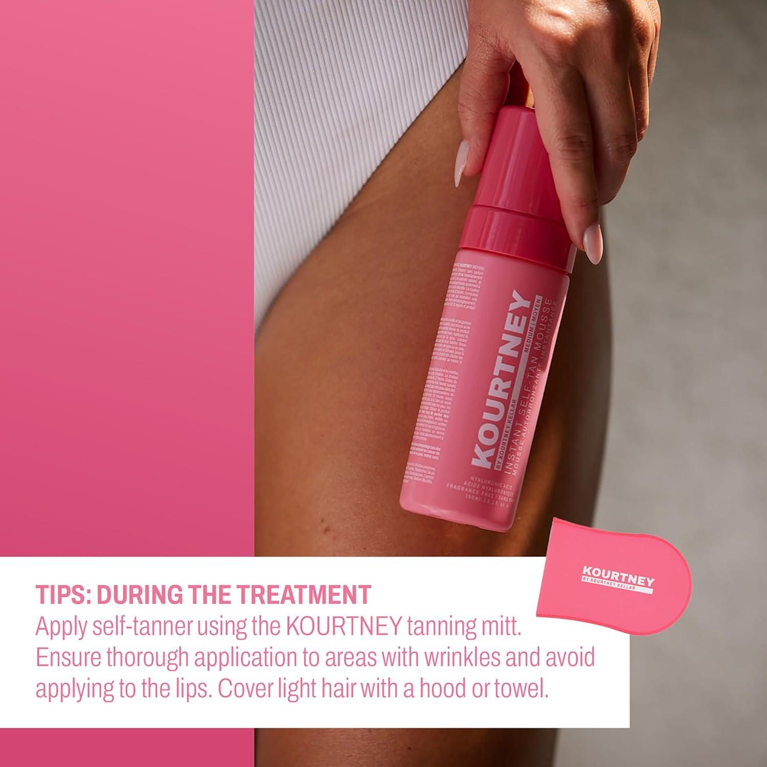 Mousse Autobronceador KOURTNEY - Bronceado Medio Natural 119 g