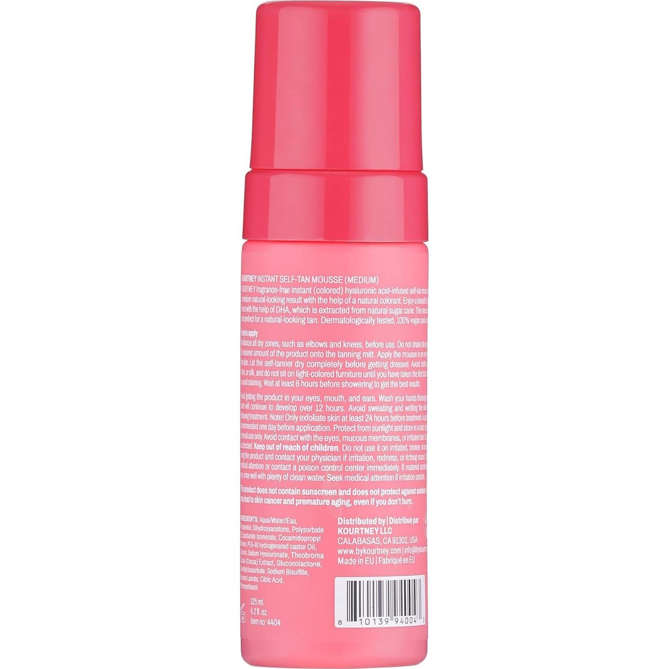 Mousse Autobronceador KOURTNEY - Bronceado Medio Natural 119 g