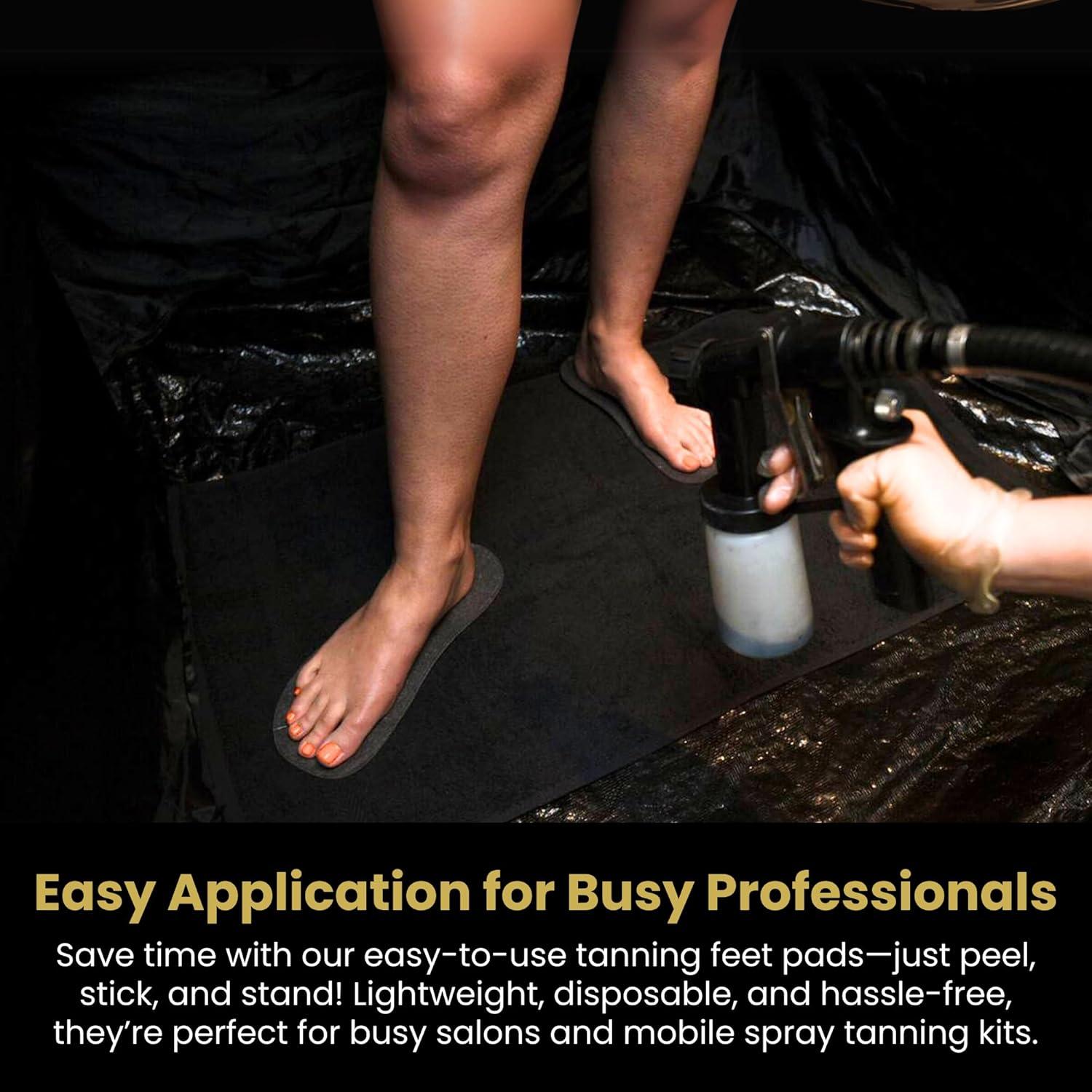 60 Pares Almohadillas Desechables para Bronceado en Spray - STICKONFEET