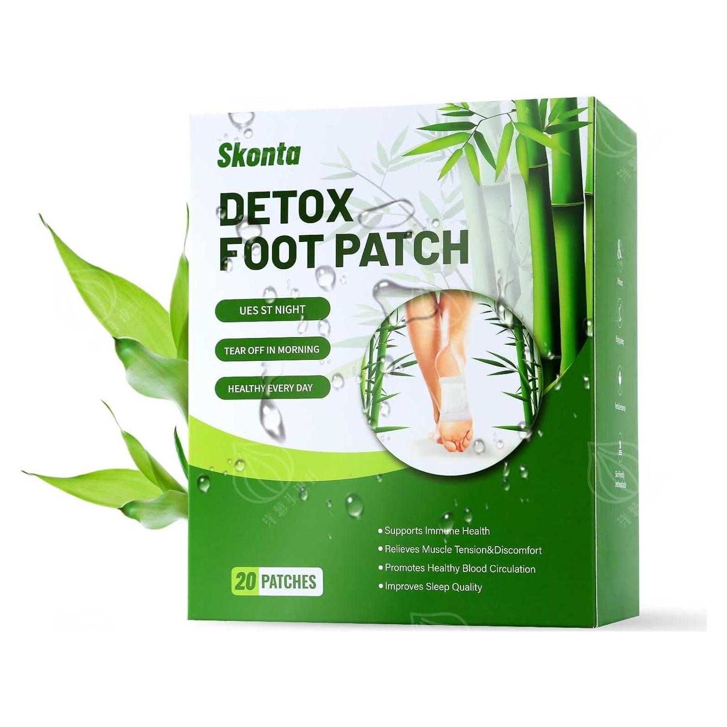 Parches de Limpieza Profunda Beautframes para Pies - 20 Unidades