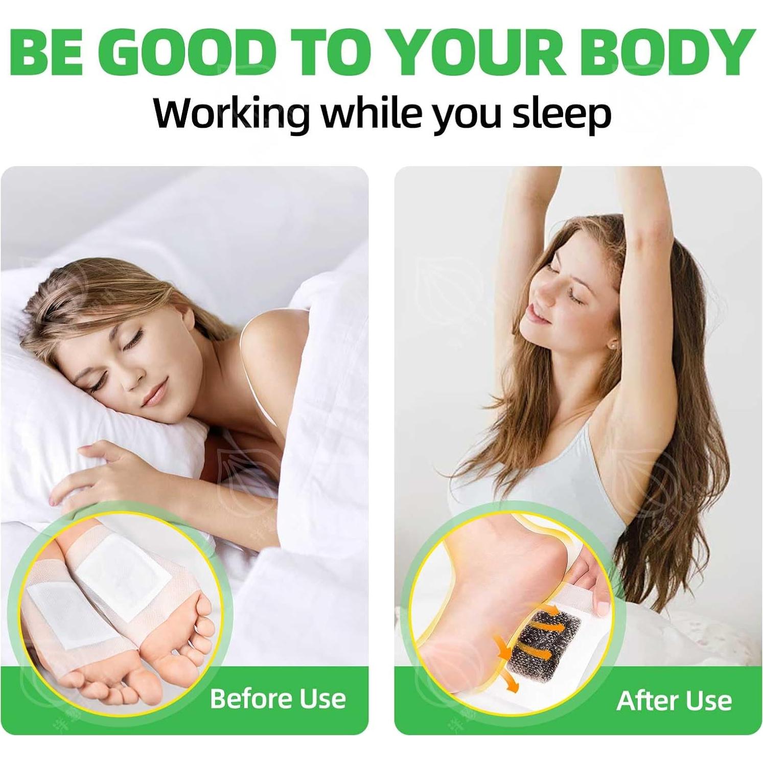 Parches de Limpieza Profunda Beautframes para Pies - 20 Unidades