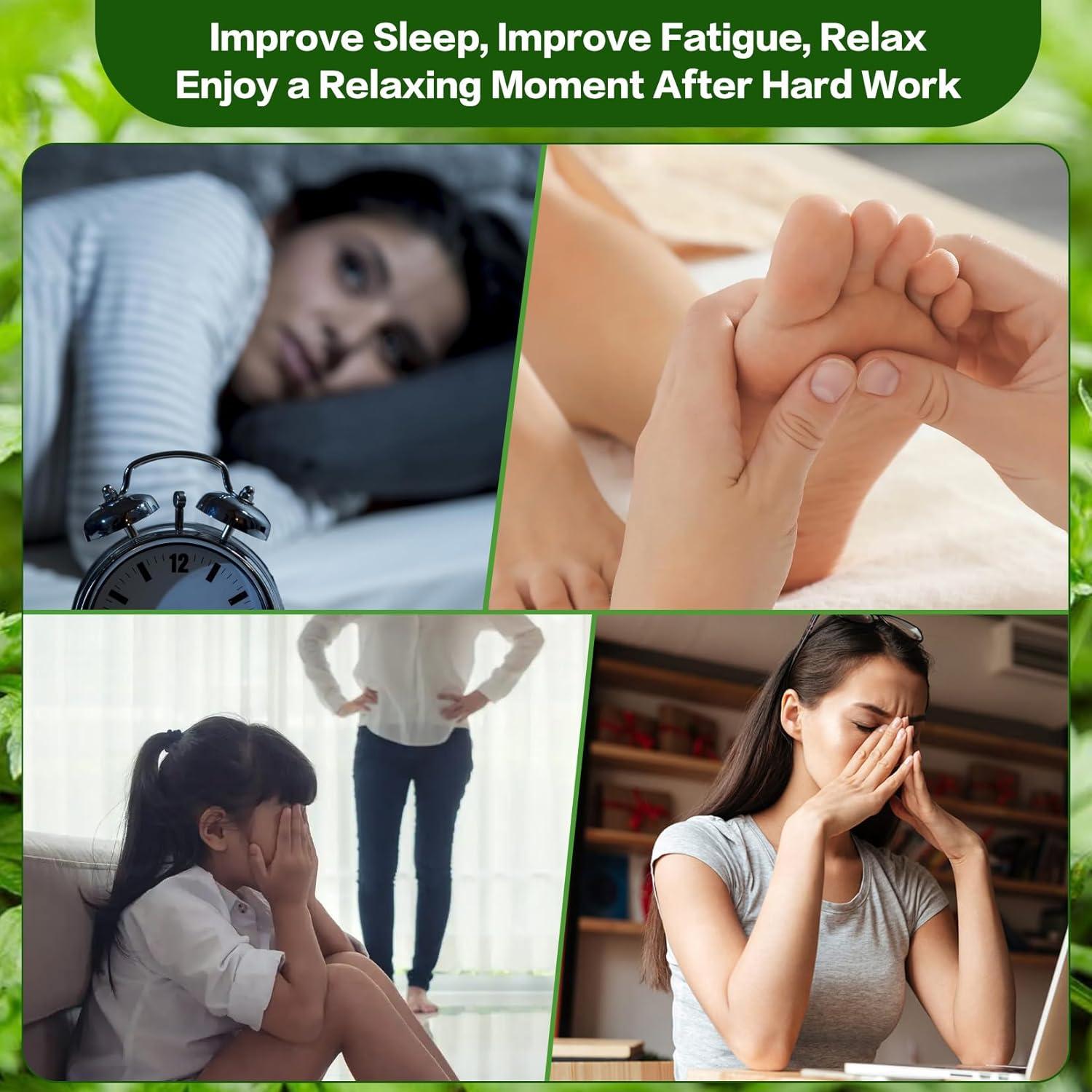 Parches para Pies XIWEIOO 100 Unidades de Bambú y Jengibre