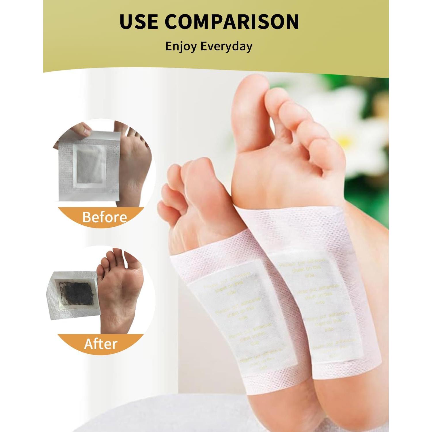 50 Parches de Jengibre para Pies DtMxMan - Relajación y Sueño