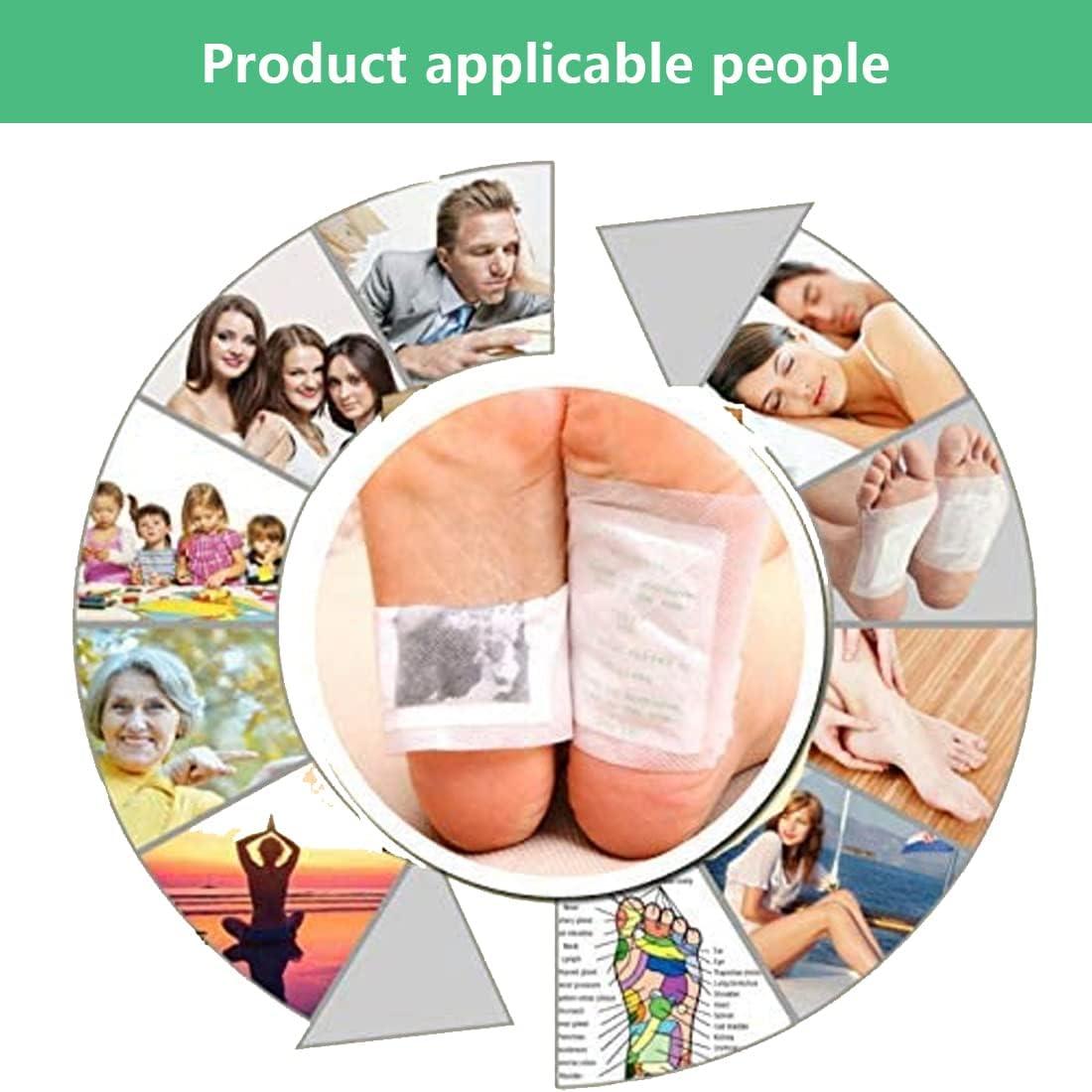 Parches para los Pies Maguja - 100 Piezas de Jengibre y Vinagre de Bambú