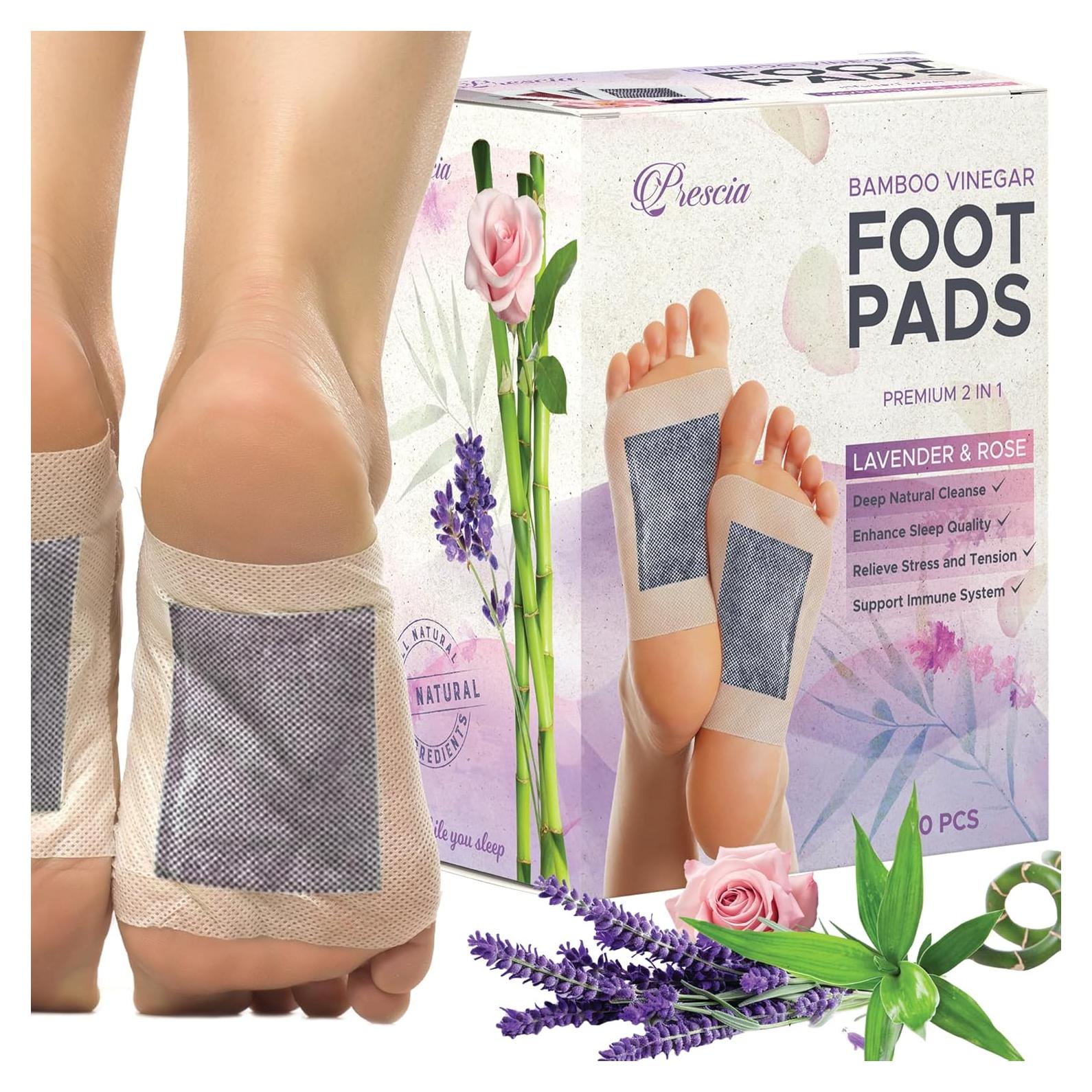 Almohadillas para Pies Prescia con Vinagre de Bambú - 20 Unidades