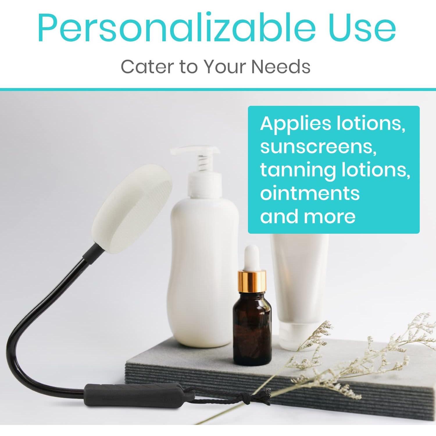 Aplicador de Loción Flexible Vive - Mango Largo para Espalda