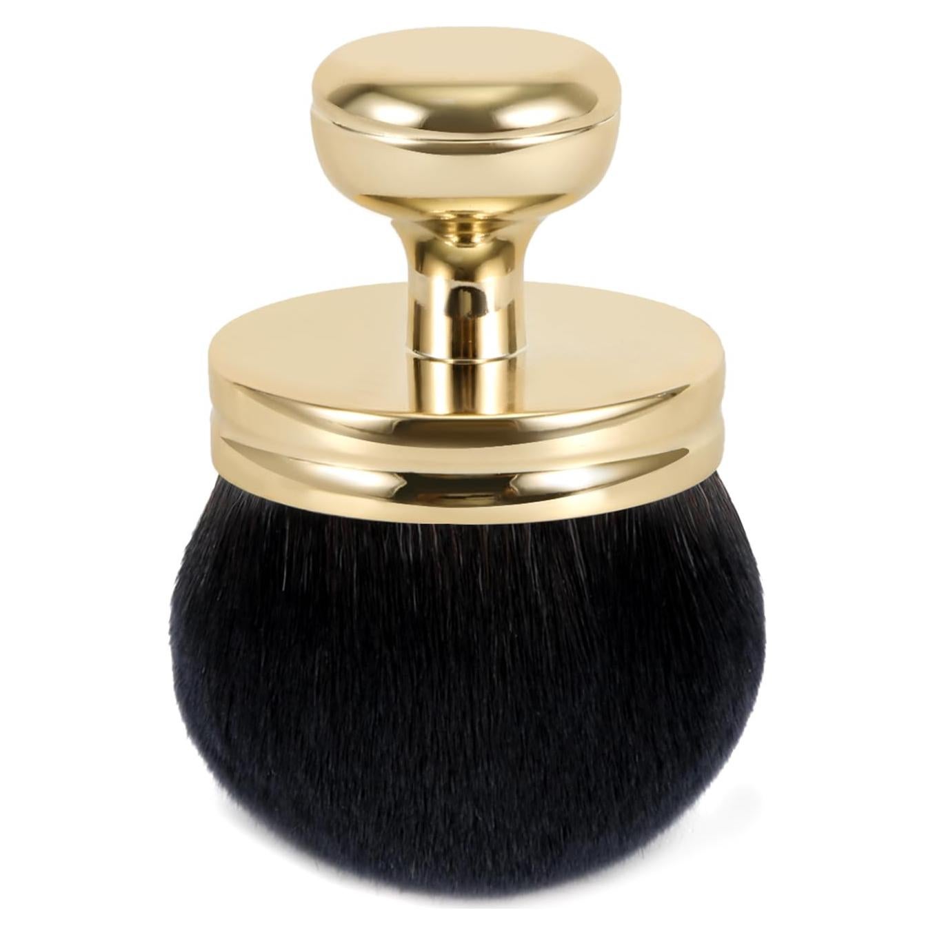 Brocha de Bronceado Autoadhesivo Grande NQEUEPN Oro 8.5x6cm