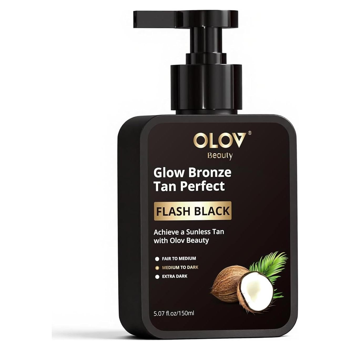 Loción Bronceadora OLOV Beauly Glow 150 ml - Hidratante Natural