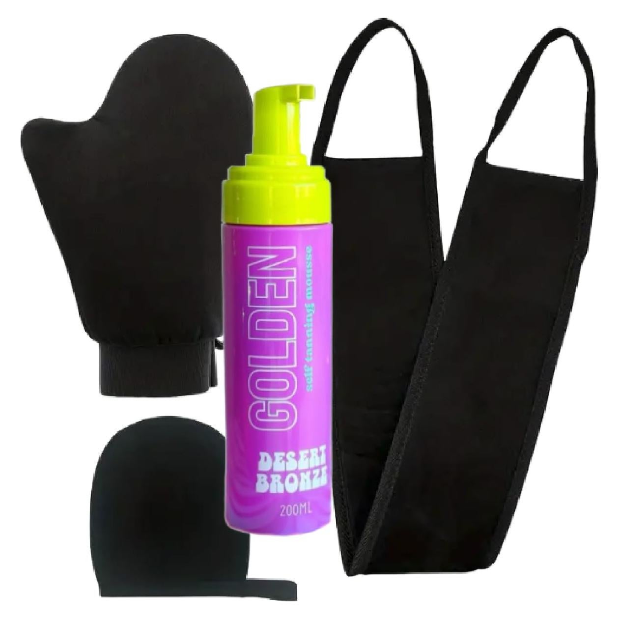 Conjunto Autobronceador Desert Bronze 198ml + Manoplas + Aplicador