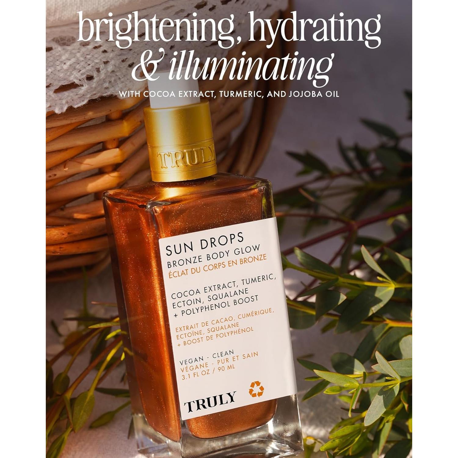 Brillo Corporal Bronceado Truly Sun Drops 322g