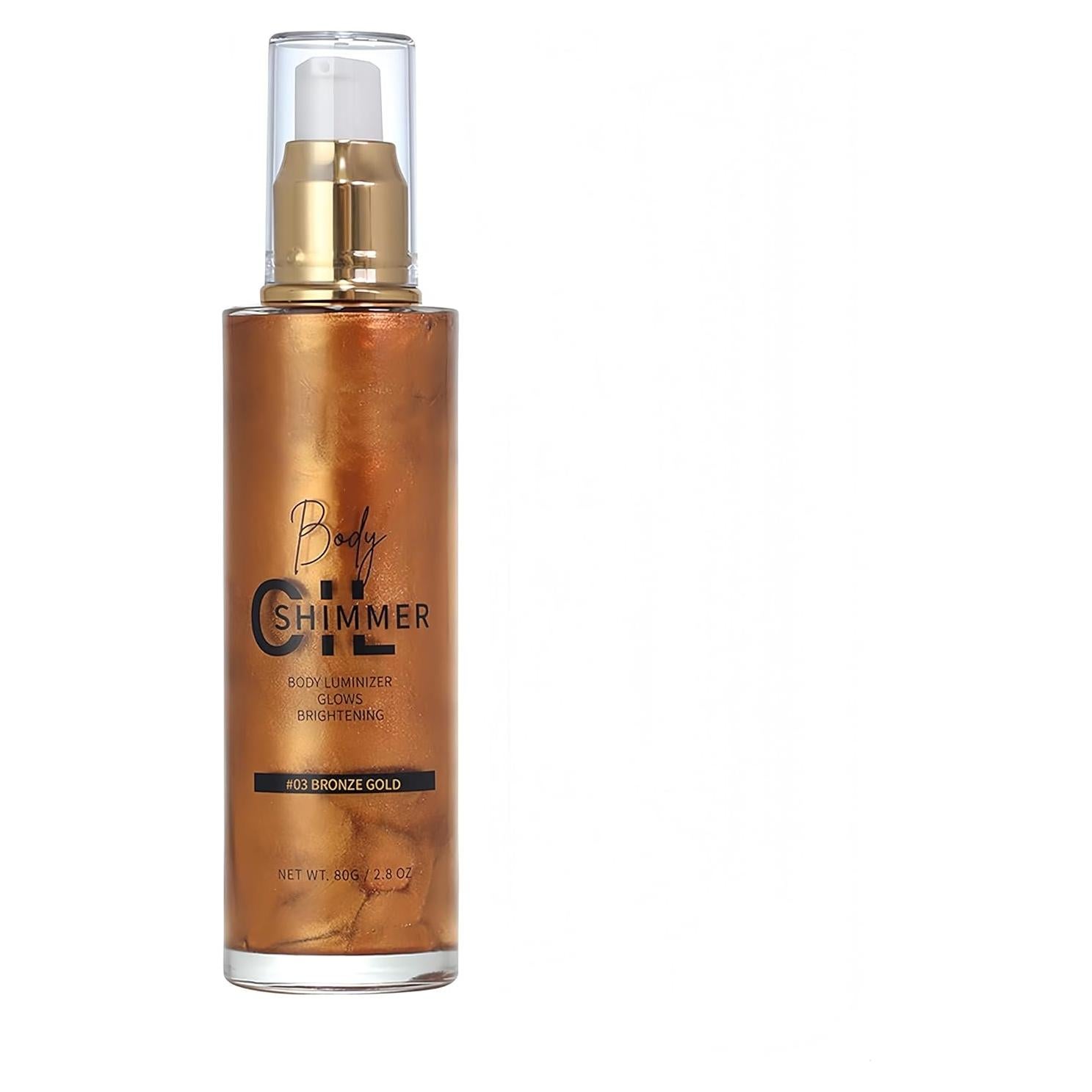 Iluminador Corporal Líquido Melemando 80 ML Oro Bronce