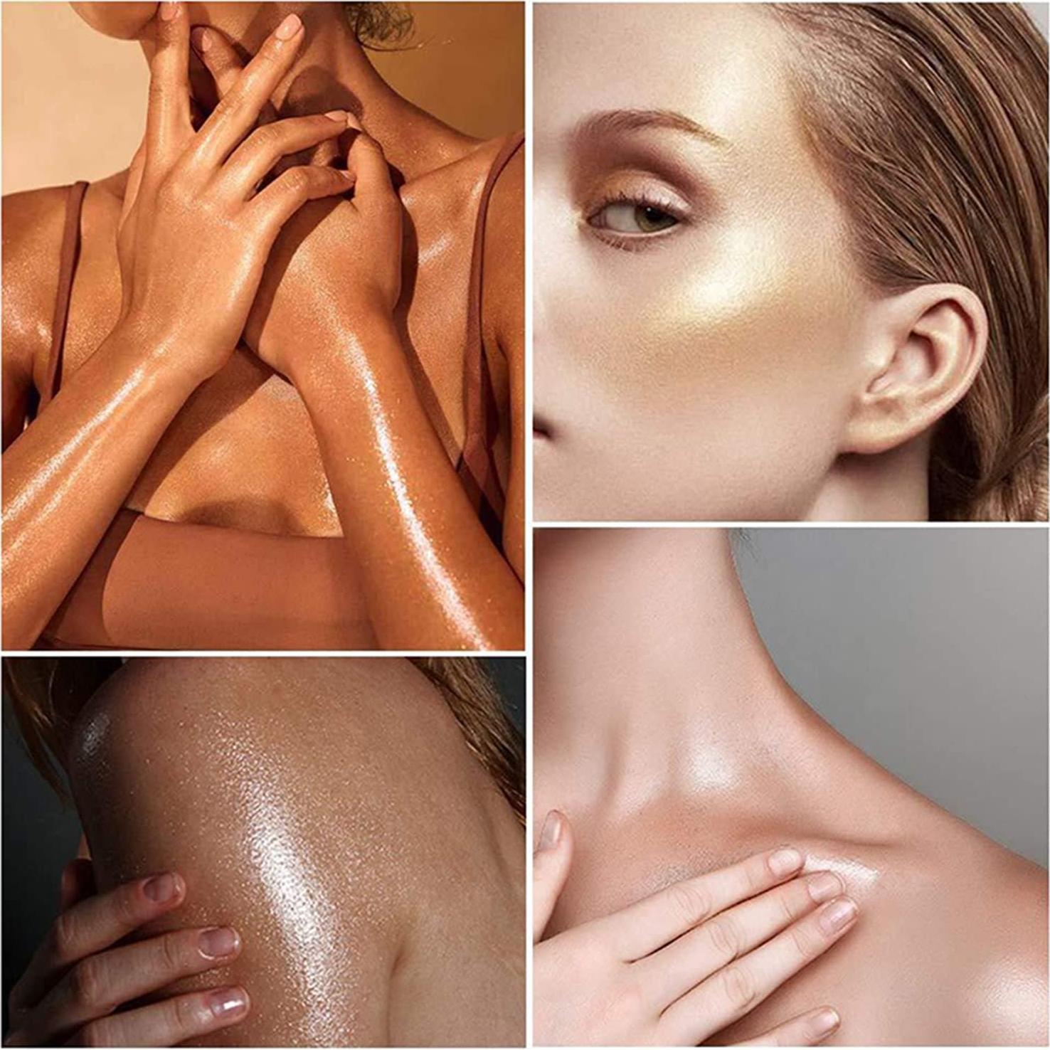 Iluminador Corporal Líquido Melemando 80 ML Oro Bronce