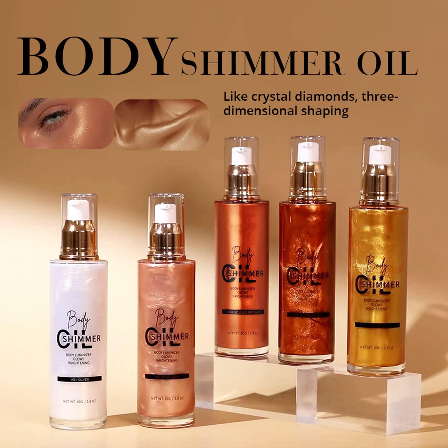 Iluminador Corporal Líquido Melemando 80 ML Oro Bronce