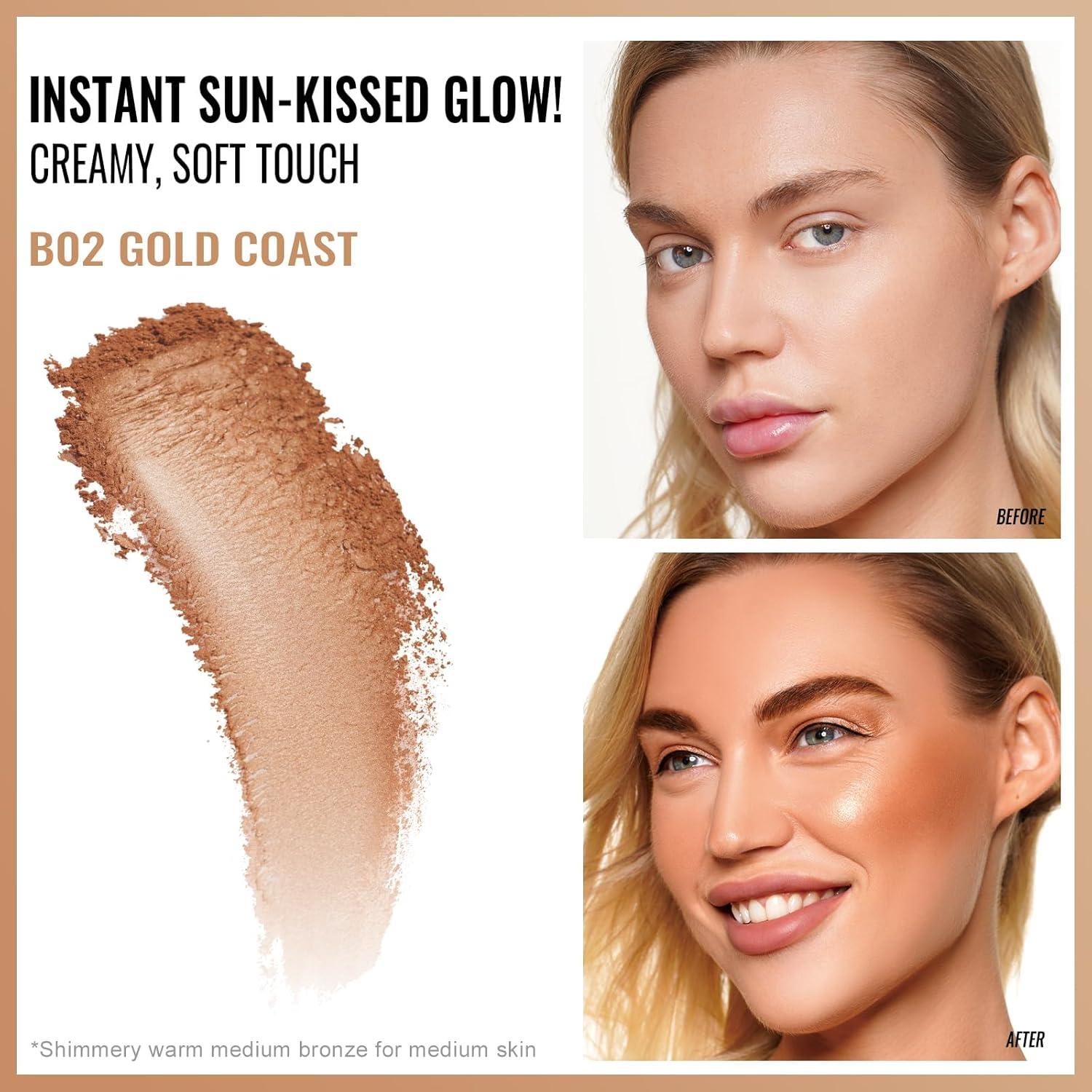 Polvo Bronceador Oulac 8.5g B02 Costa Dorada Vegano