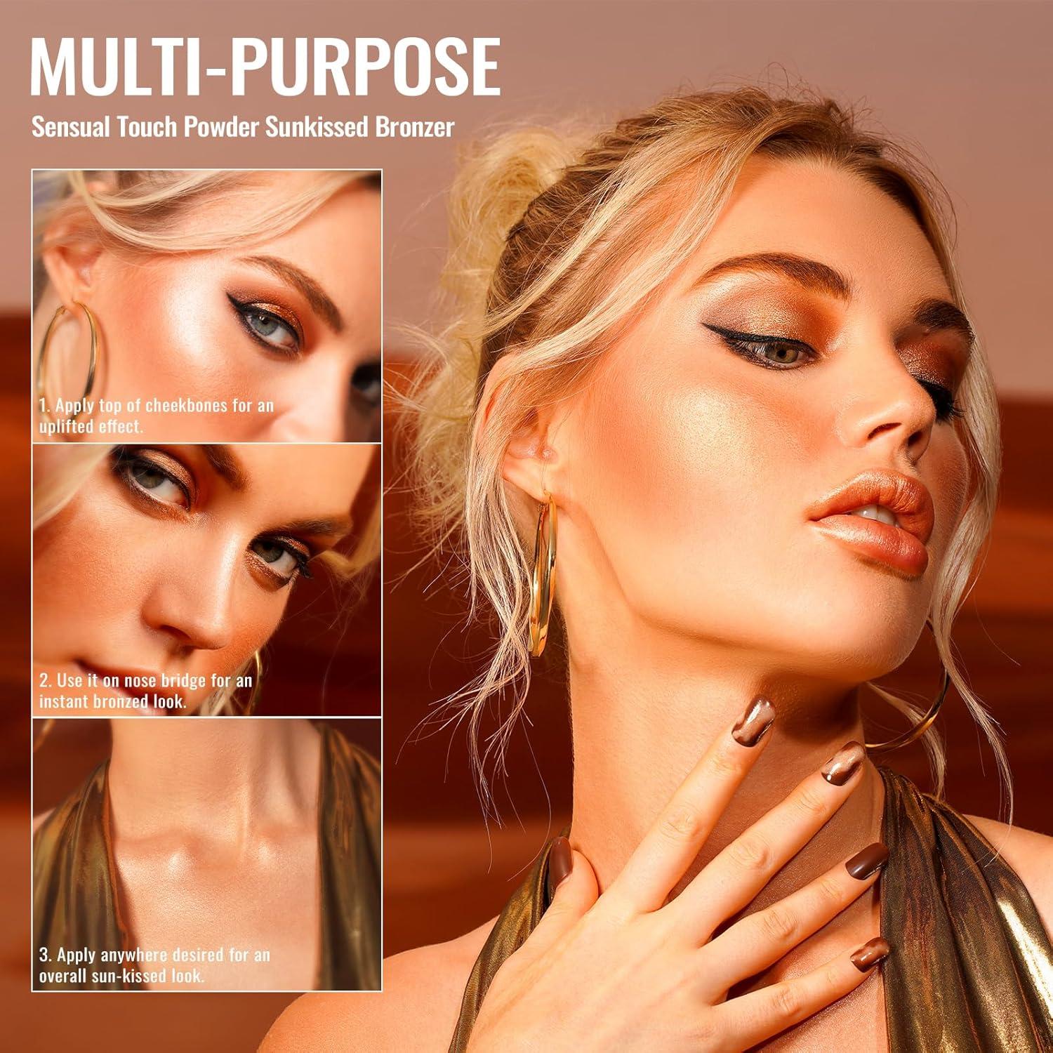 Polvo Bronceador Oulac 8.5g B02 Costa Dorada Vegano