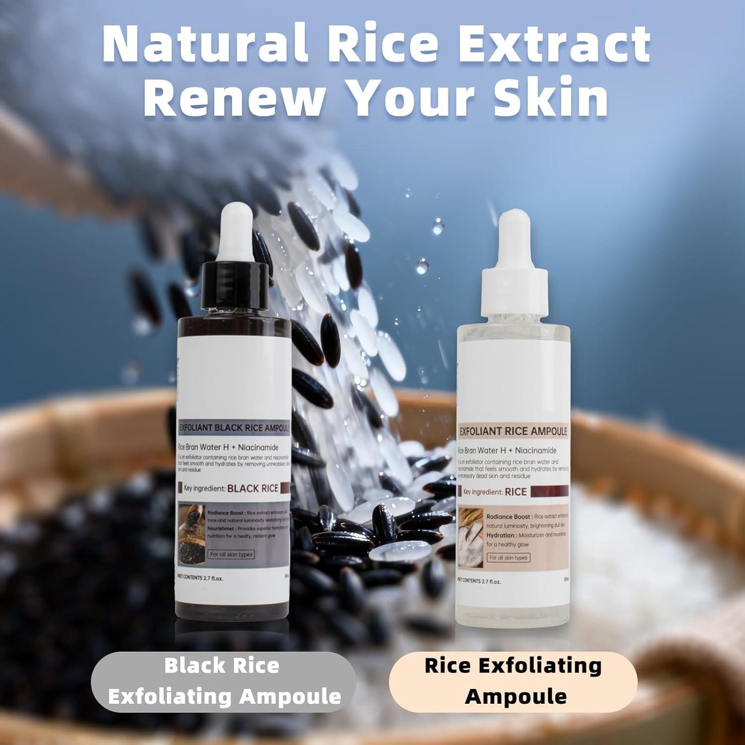 Duo Exfoliante de Arroz Negro y Blanco TooAemiS 2 PCS 307g