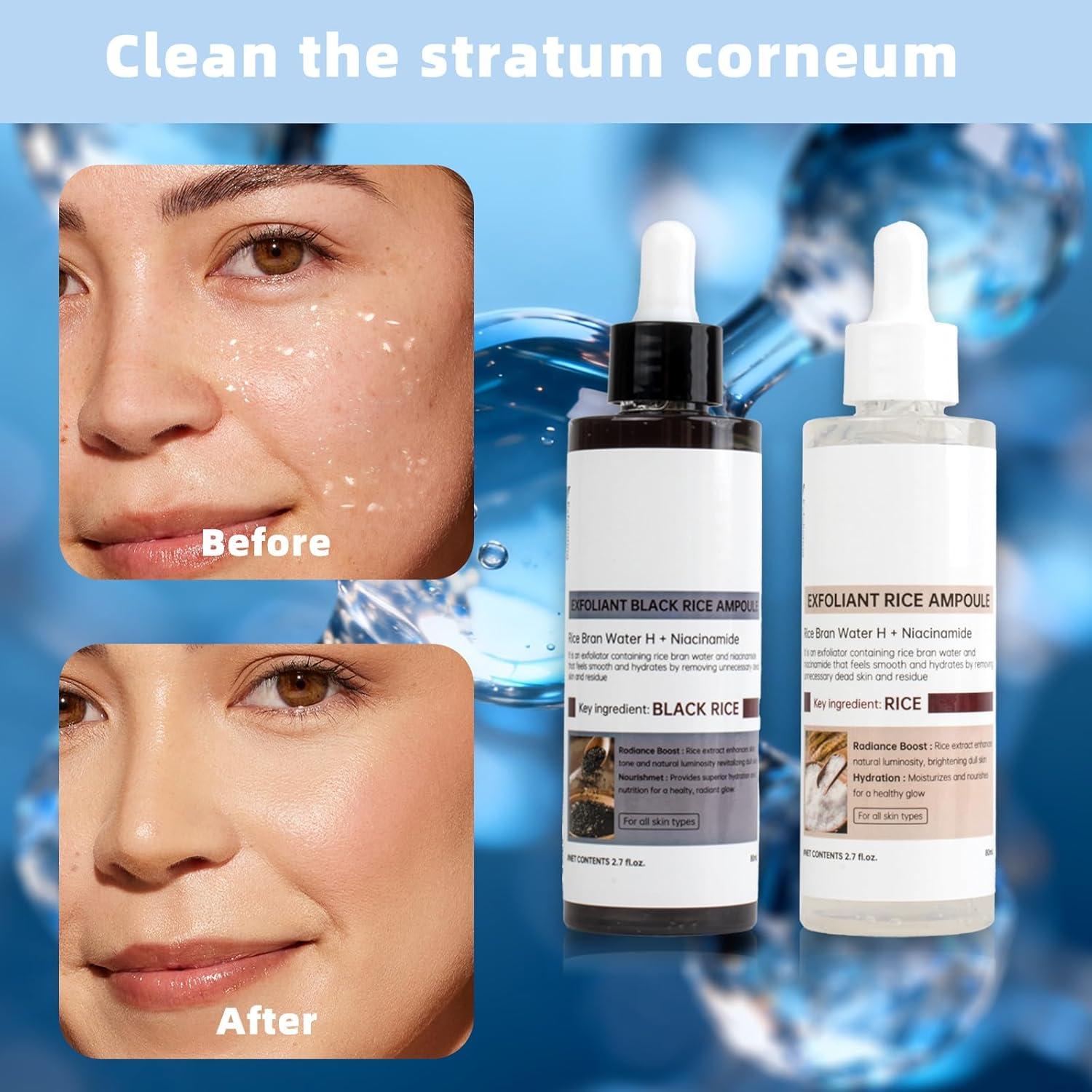 Duo Exfoliante de Arroz Negro y Blanco TooAemiS 2 PCS 307g