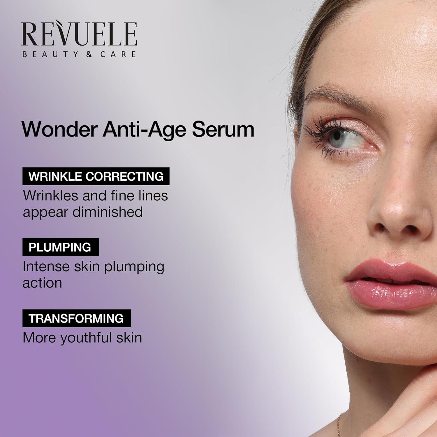 Suero Anti-Edad Revuele 30 ml - Hidratante con Ácido Hialurónico