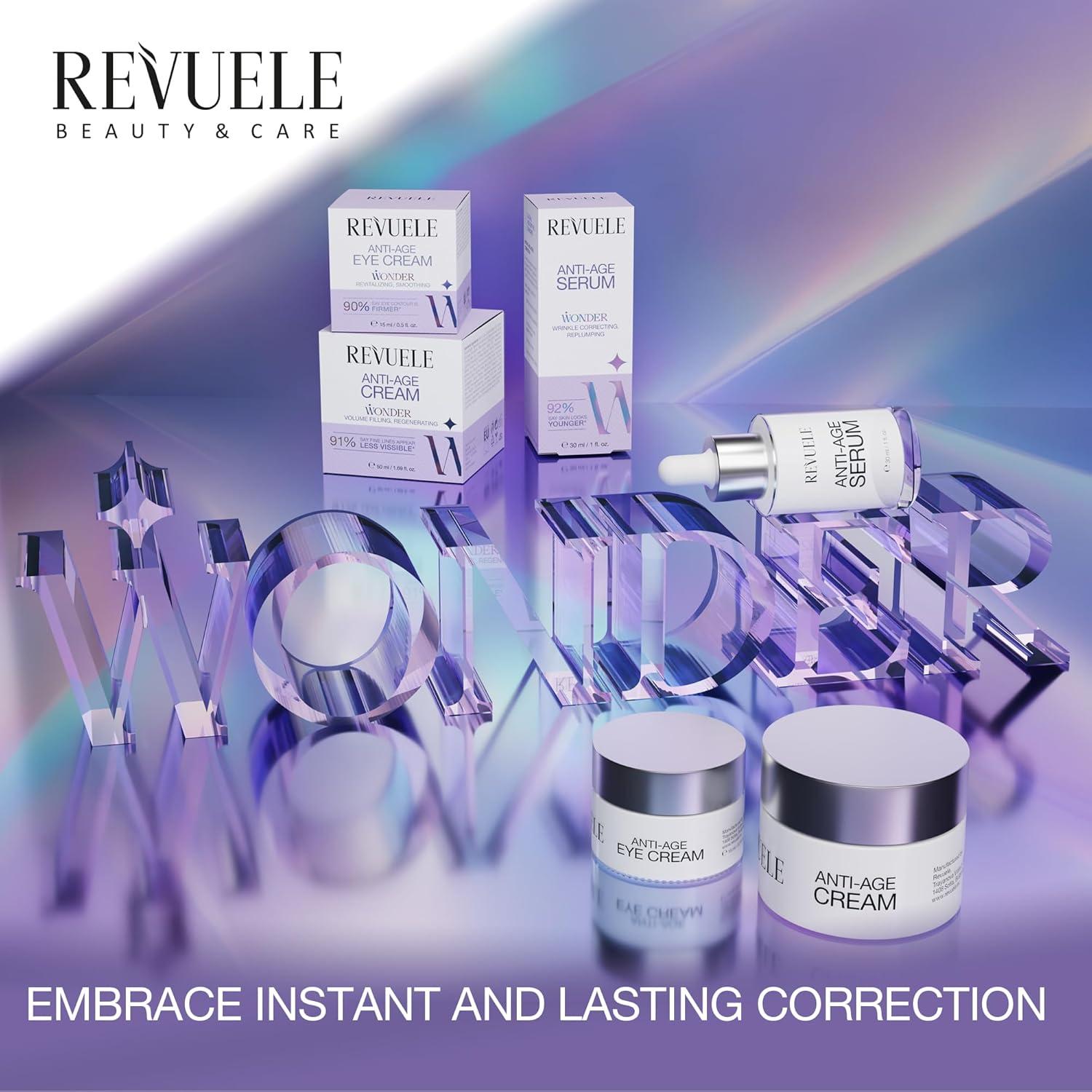 Suero Anti-Edad Revuele 30 ml - Hidratante con Ácido Hialurónico