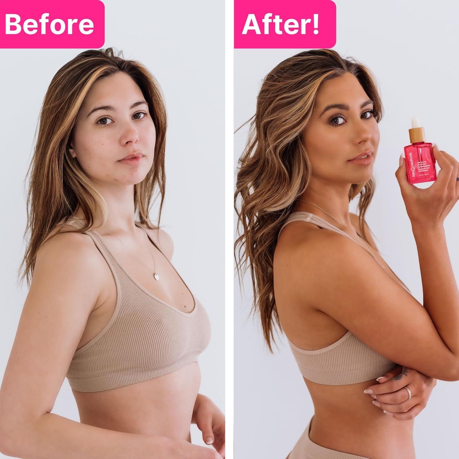 Gotas de bronceado facial Tanceuticals - 79.4g, vegano