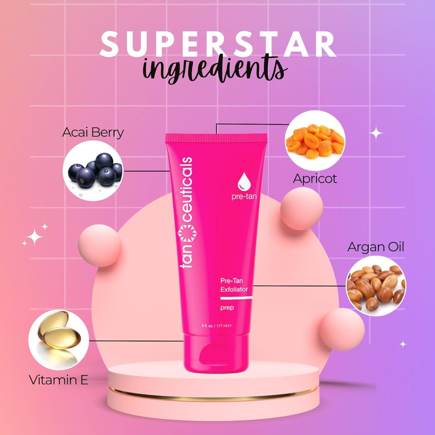 Kit Bronceador Autobronceante Tanceuticals Tono Oscuro 200ml