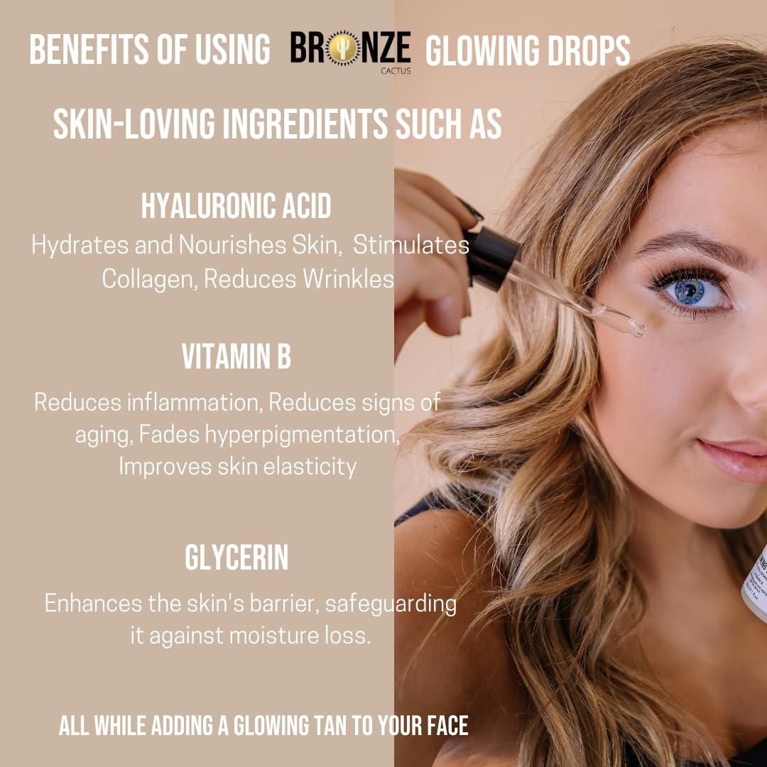 Gotas Bronceadoras Antienvejecimiento Bronze Cactus 30ml