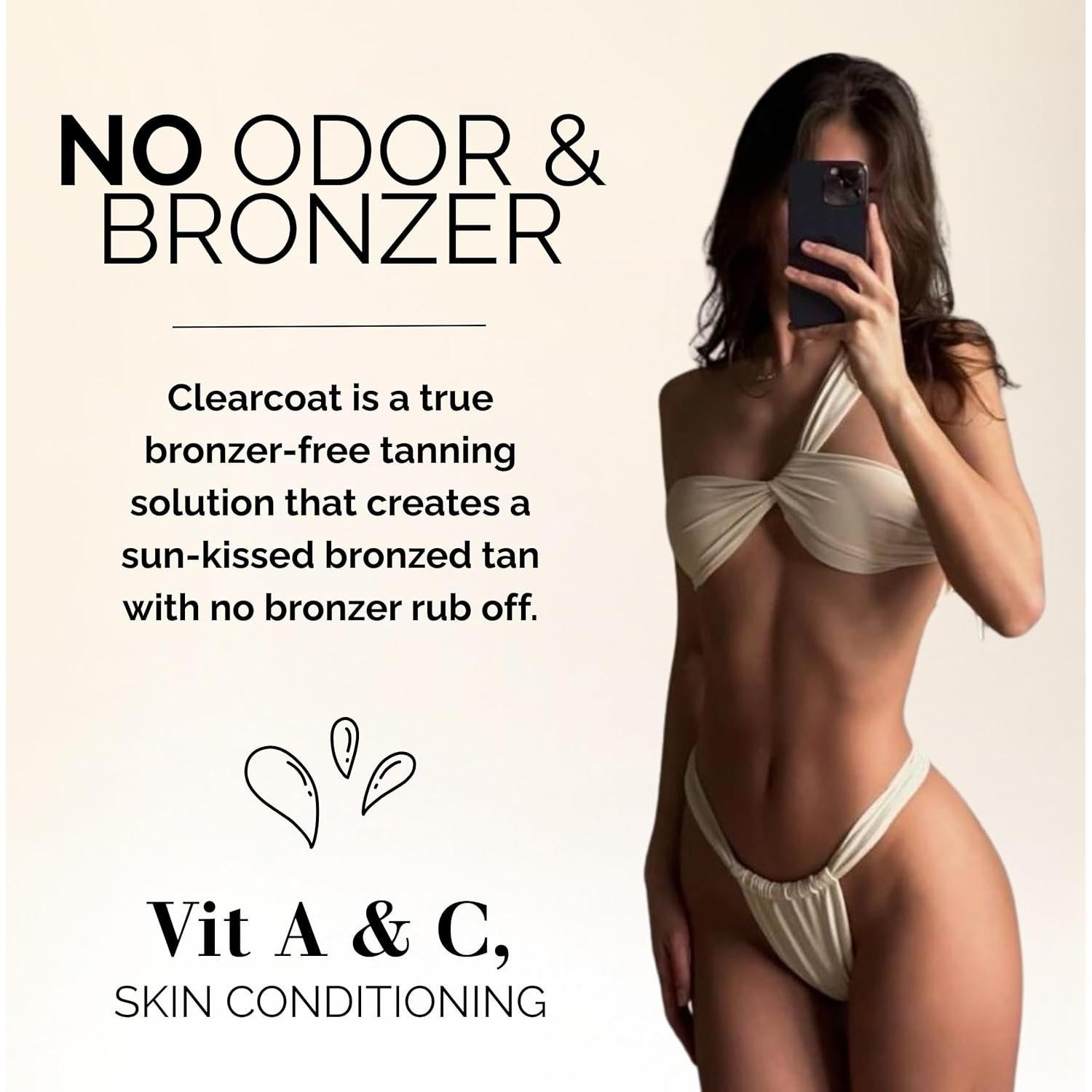 SunFX Clearcoat Spray Bronceador Natural 1L Verano Medio