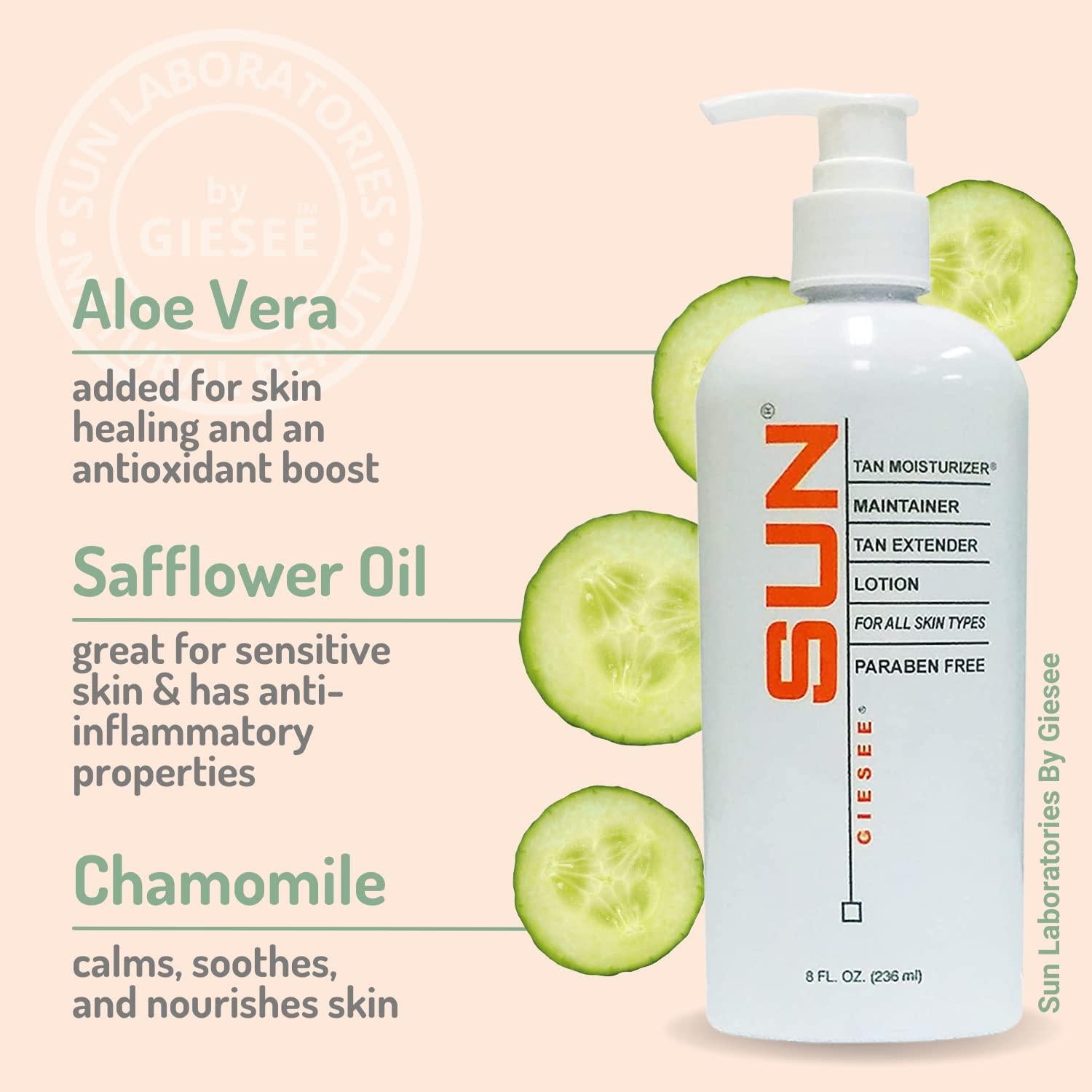 Loción Autobronceadora Oscura Sun Laboratories - 3 Botellas 236.6 ml