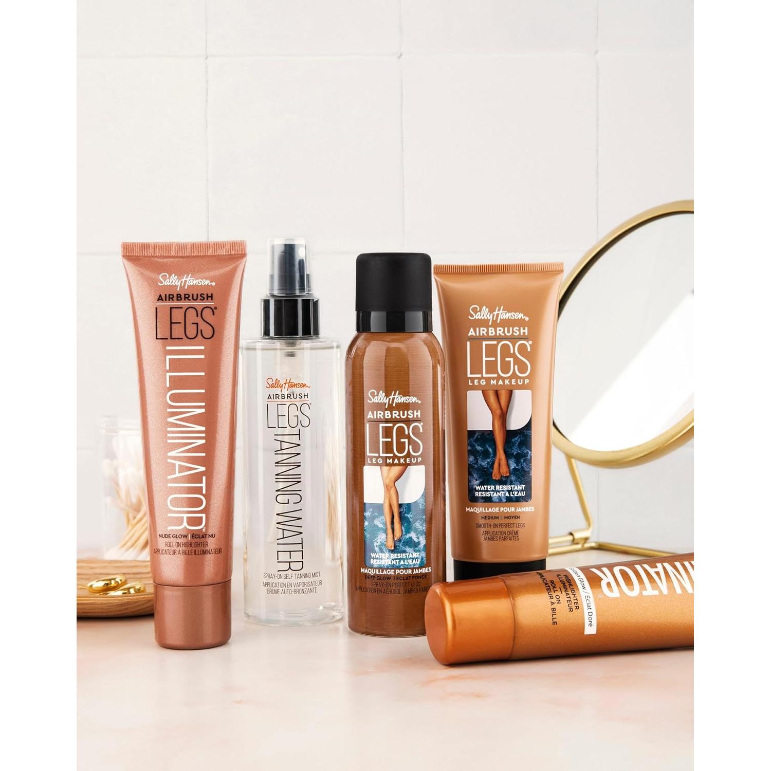 Bronceador en Spray Sally Hansen Piernas Airbrush 124.74 g - Paquete de 2