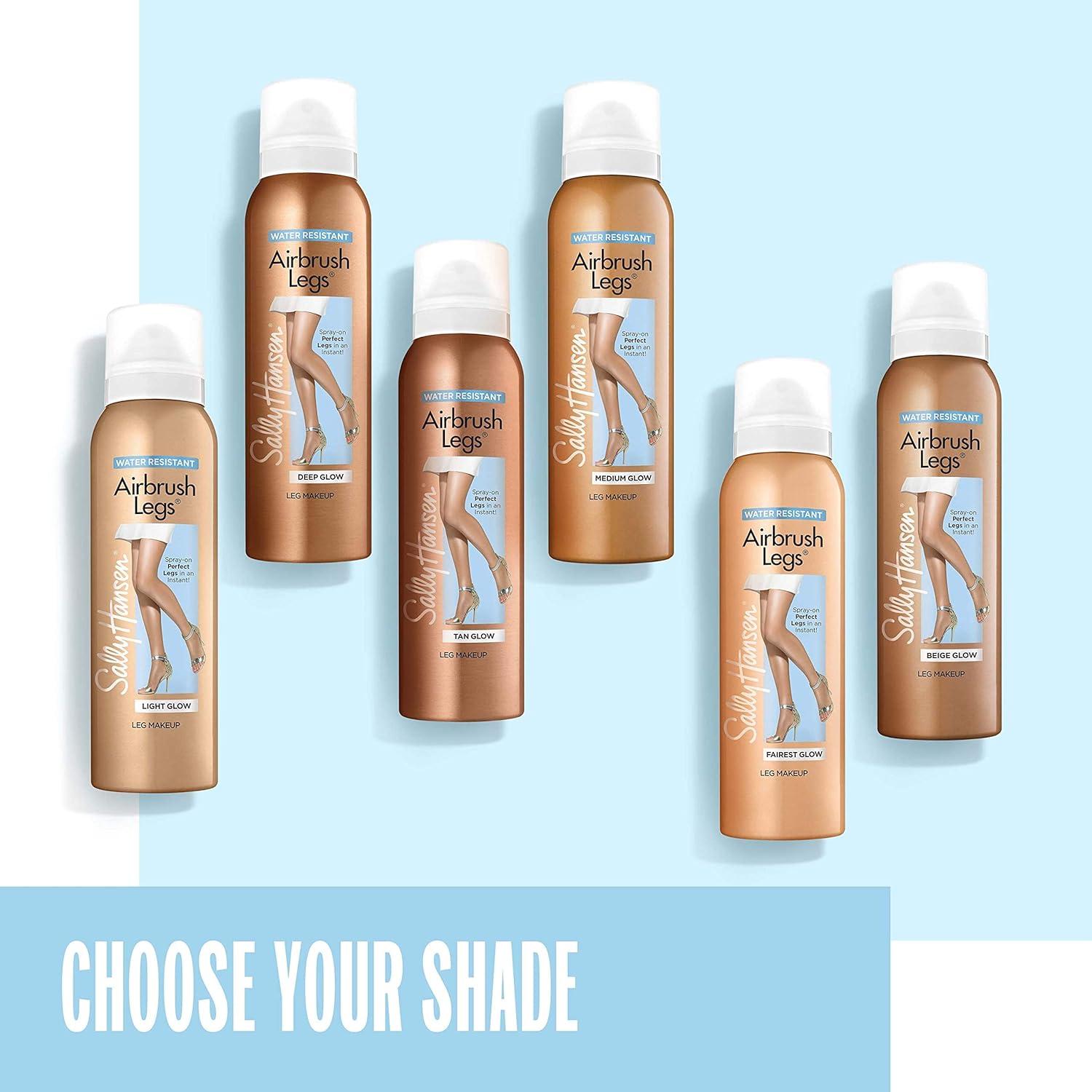 Bronceador en Spray Sally Hansen Piernas Airbrush 124.74 g - Paquete de 2