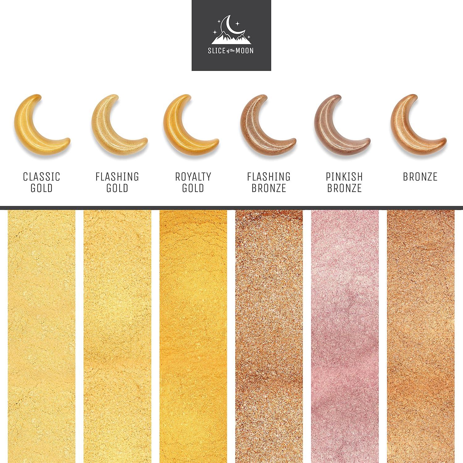 Polvo de Mica Mineral Natural Bronce 12g - Slice of the Moon