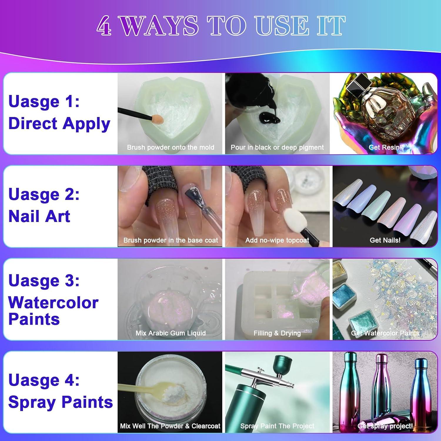 Polvo de Mica Interferencia Matio 30g Dorado Fantasma