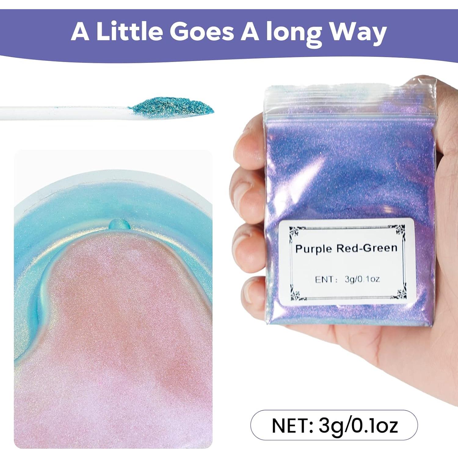 Polvo de Mica Camaleón 4 Colores CHEAPART 12g Holográfico