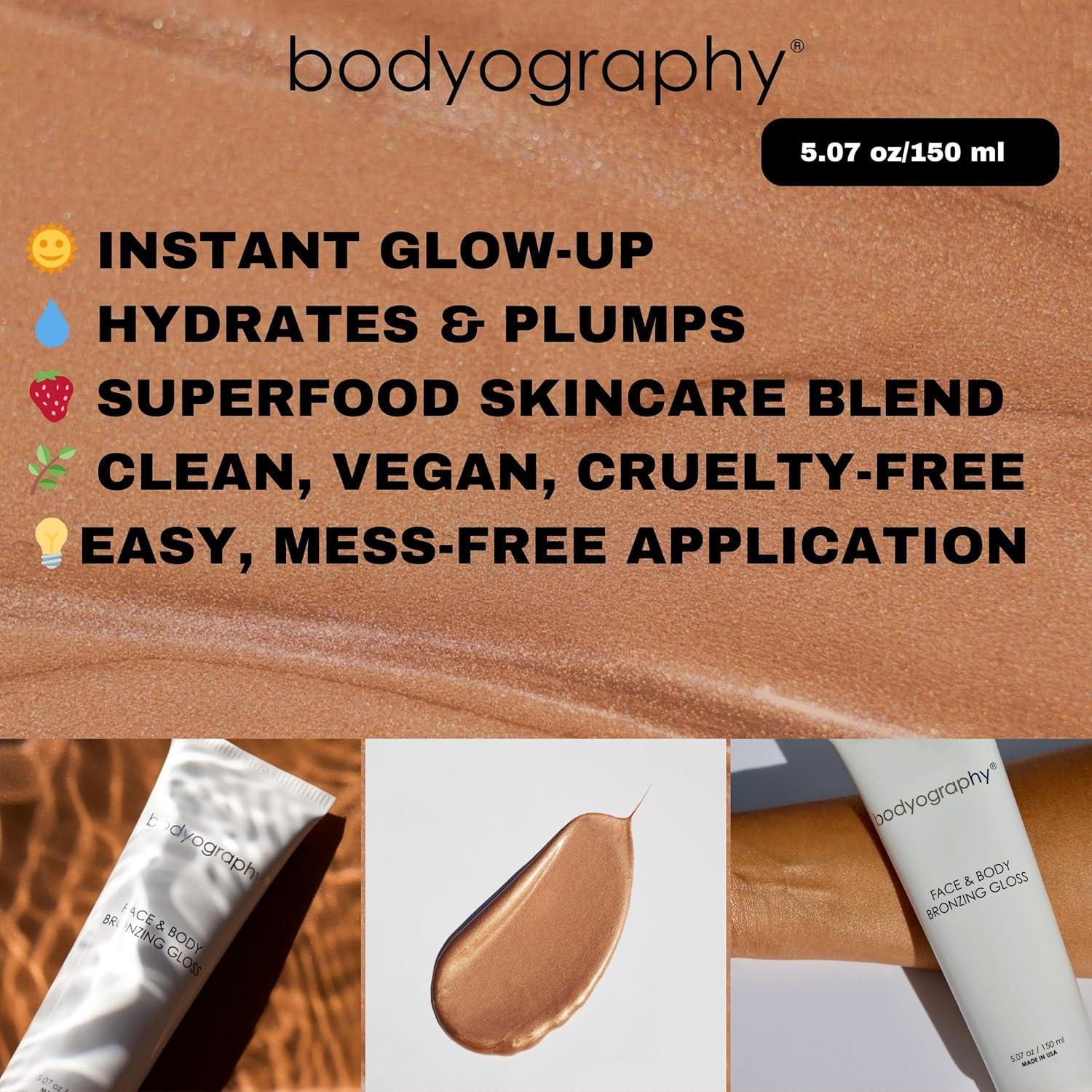 Bodyography Brillo Bronceador Hidratante 150g - Acabado Brillante